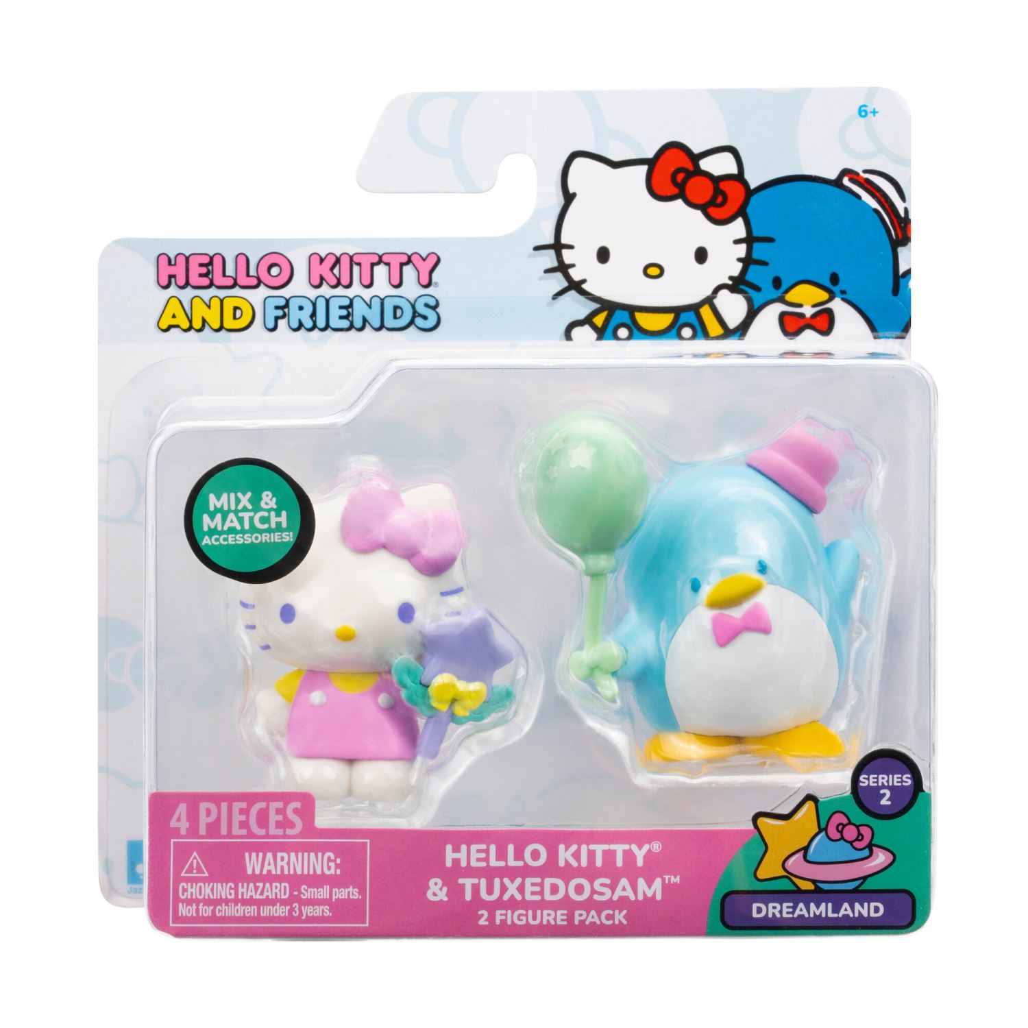 Hello Kitty 2-Piece Mini Figure Set Hello Kitty & Tuxedosam
