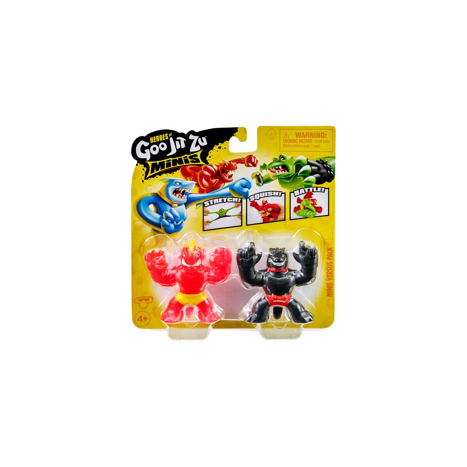 Goo Jit Zu Heroes of Goo Jit Zu Minis Blazagon vs Shredz 2-Piece Mini Figure Set