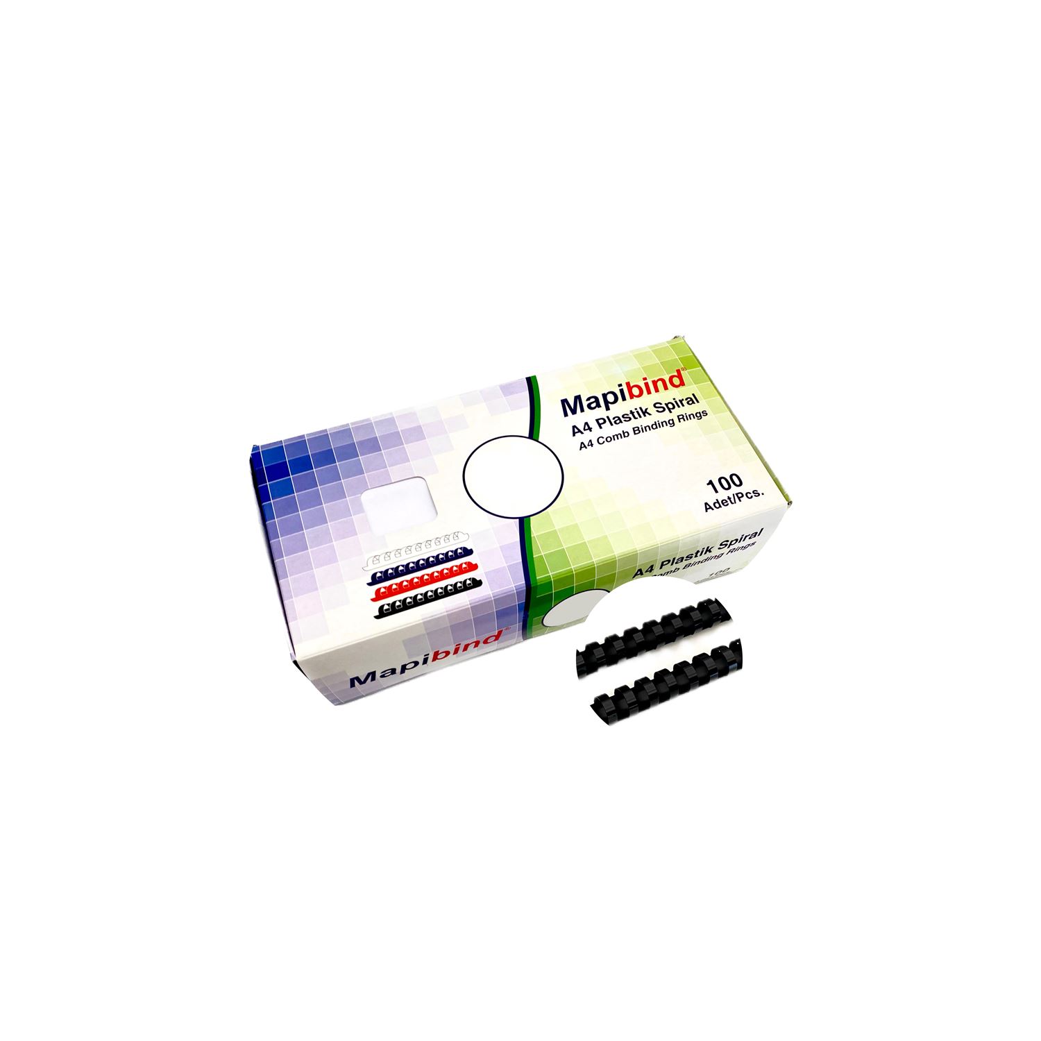 Mapibind 14mm Plastik Spiral Siyah 100