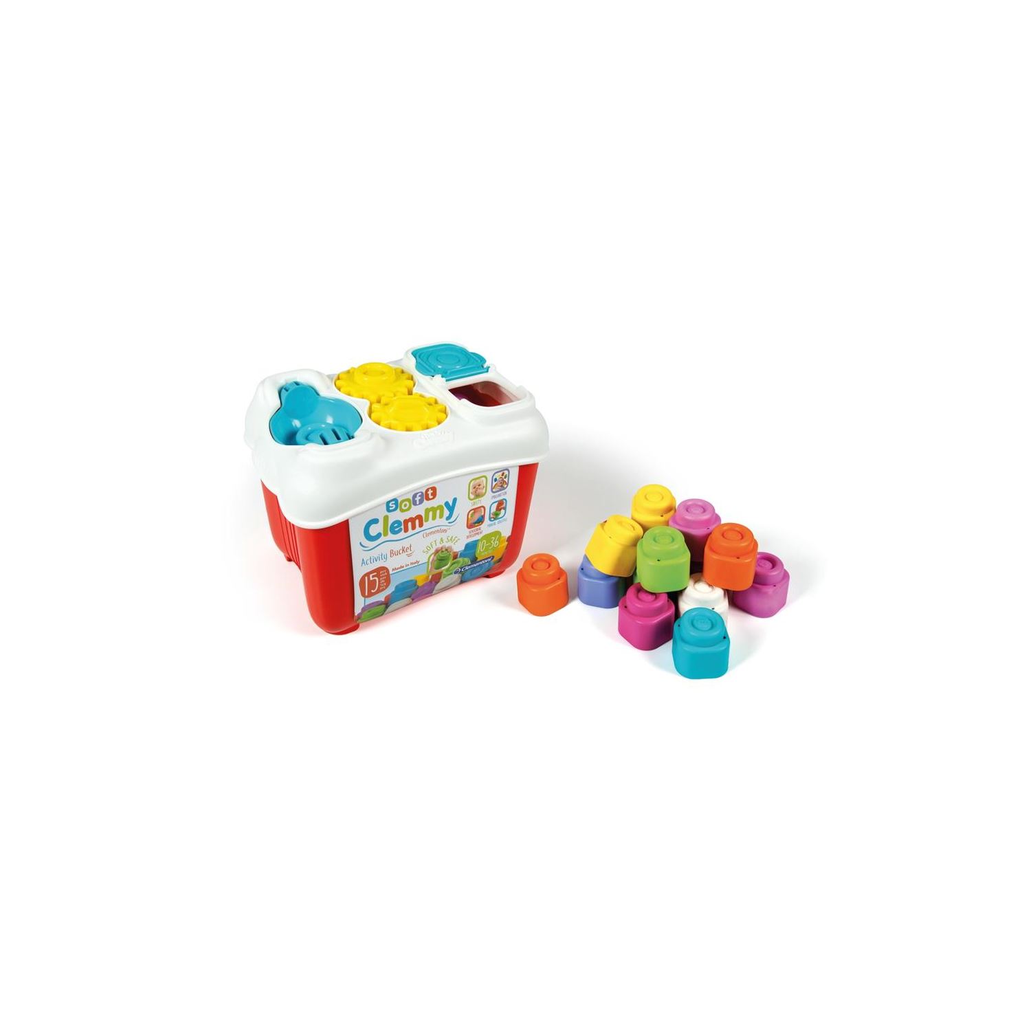 Clementoni CLE/17171 Soft Clemmy Soft Block Shape Sorter