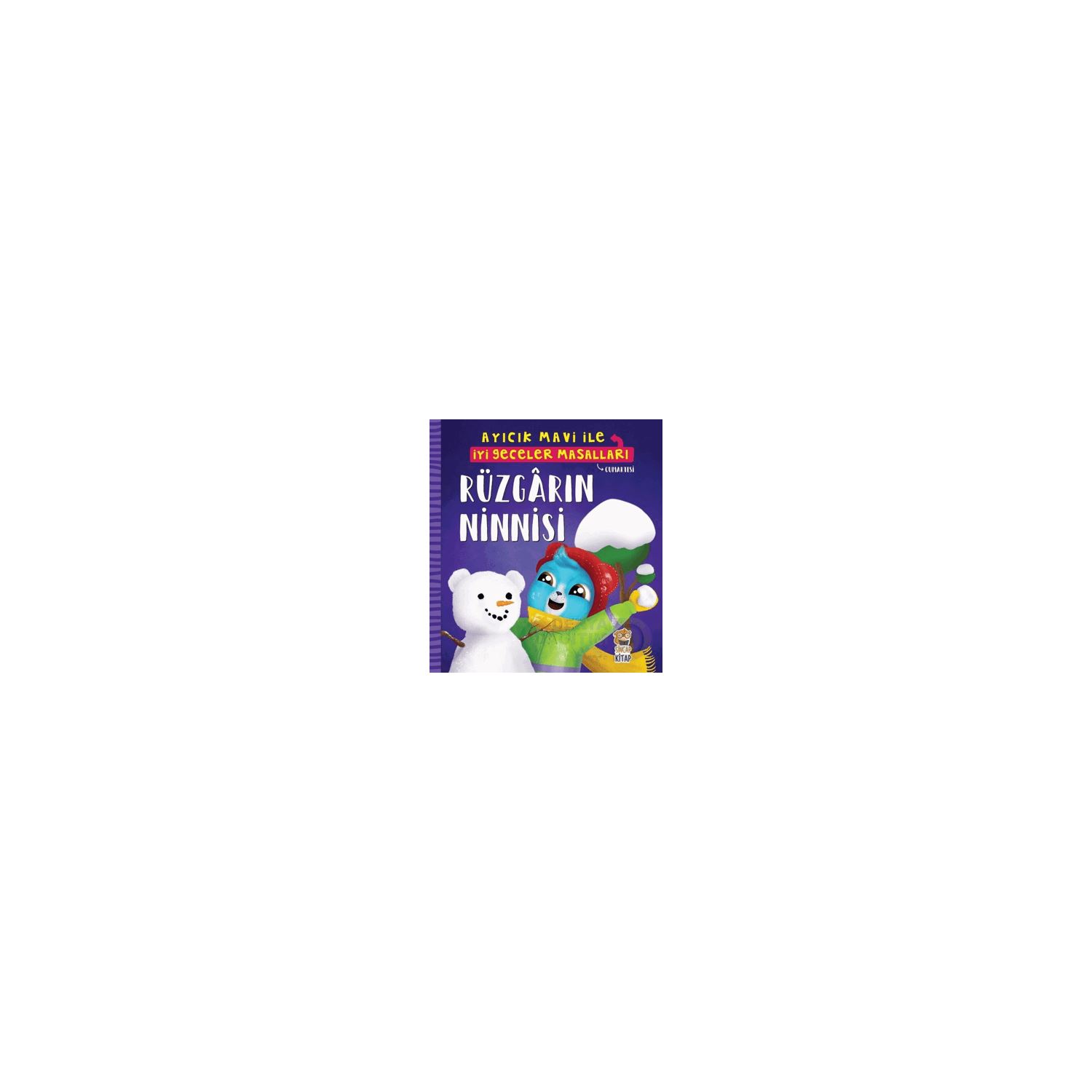 Sincap Mavi Ayıcık ile Rüzgarın Ninnisi Children's Book, Cardboard Cover