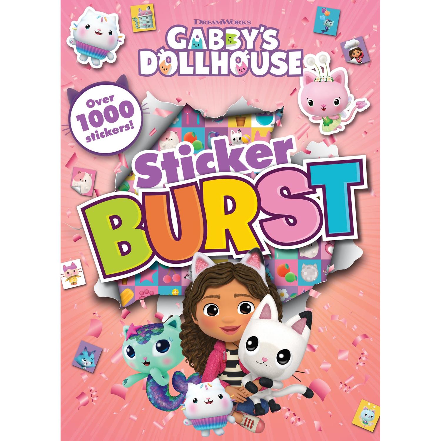 Alligator Products Gabby's Dollhouse Sticker Burst: английская книга с наклейками