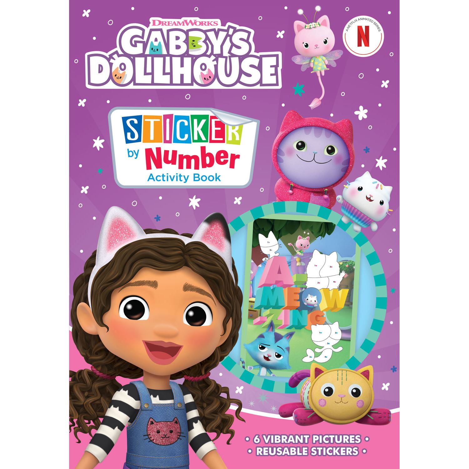 Gabby's Dollhouse Sticker By Numbers