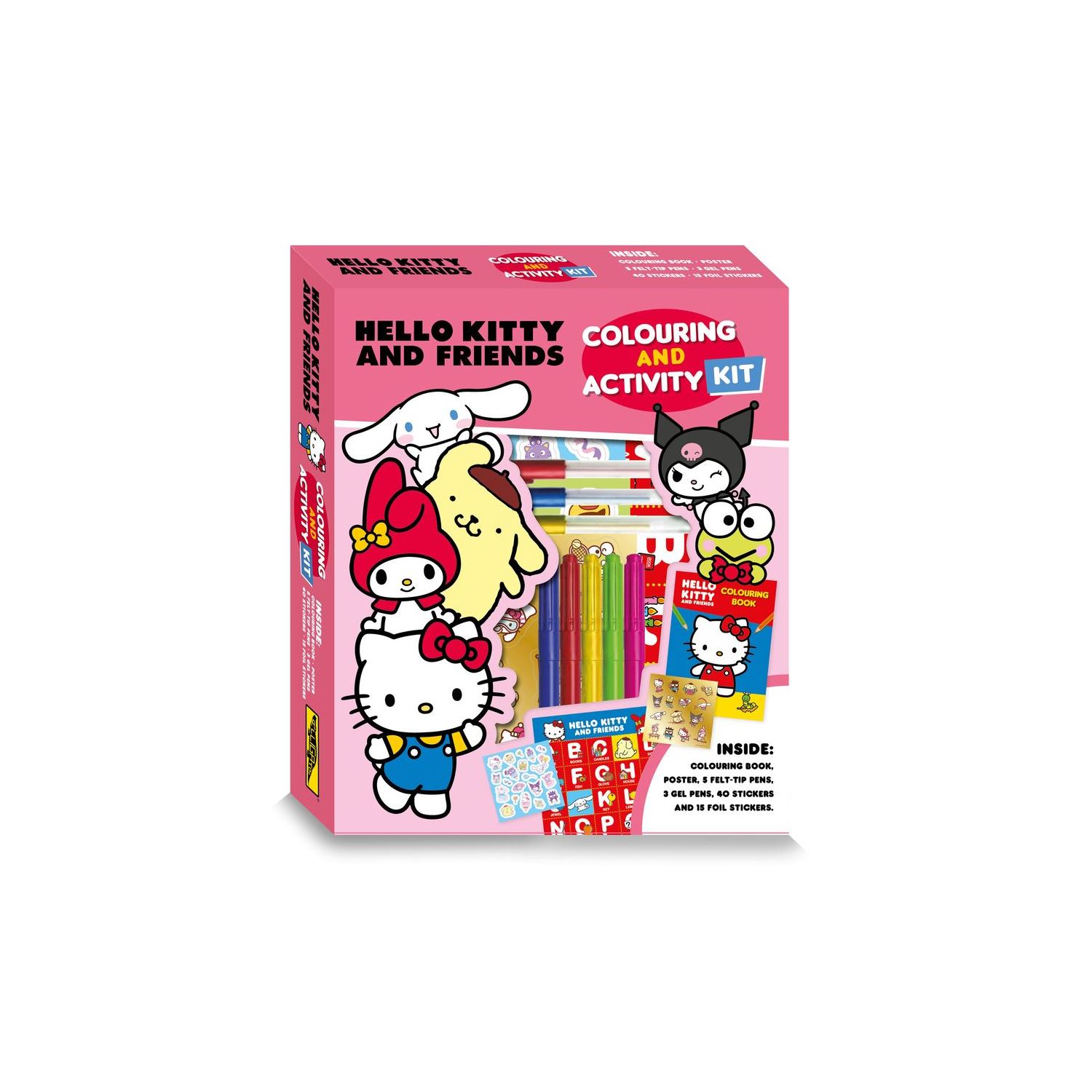 Alligator Products Hello Kitty Boyama ve Etkinlik Seti İngilizce