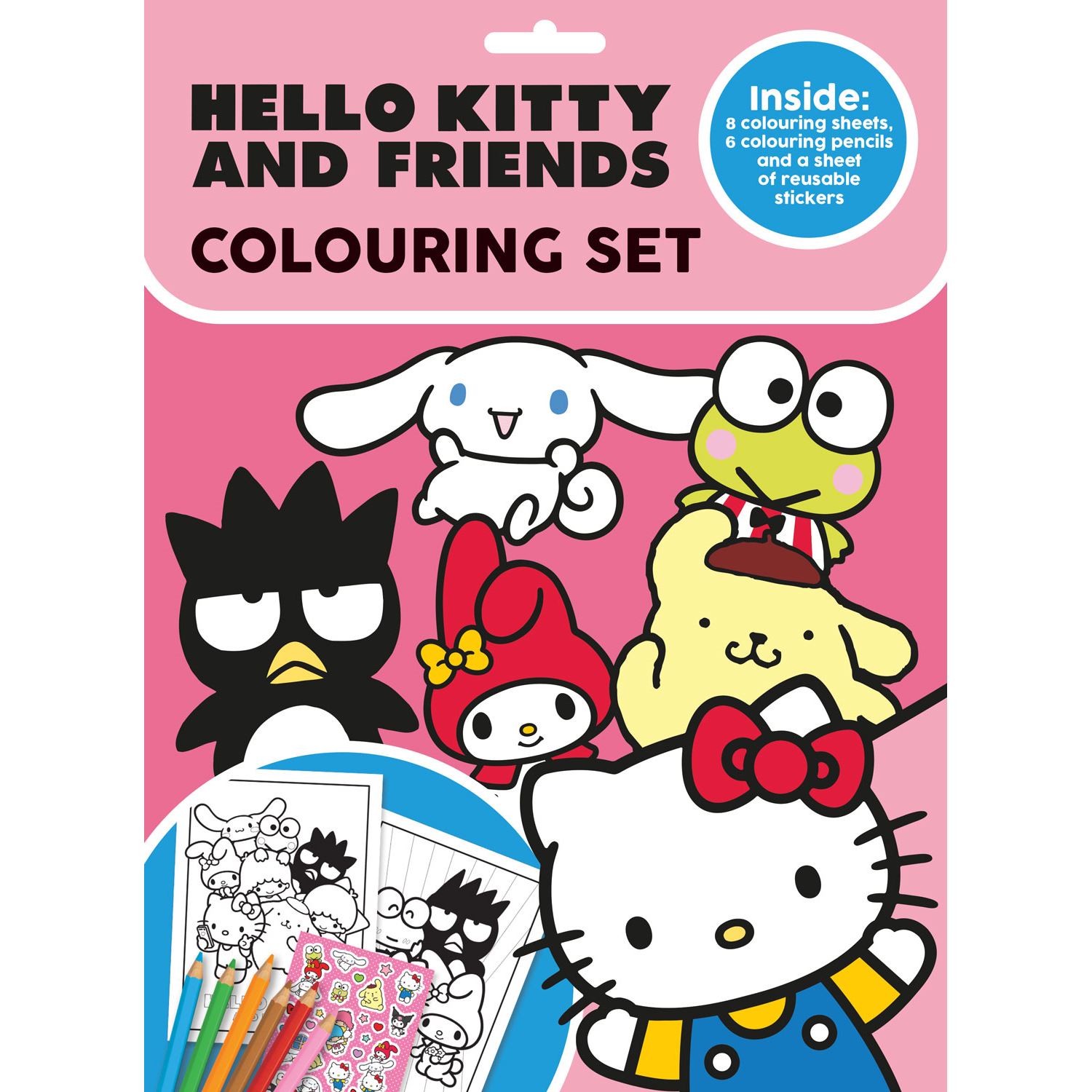 Hello Kitty and Friends Colouring Set