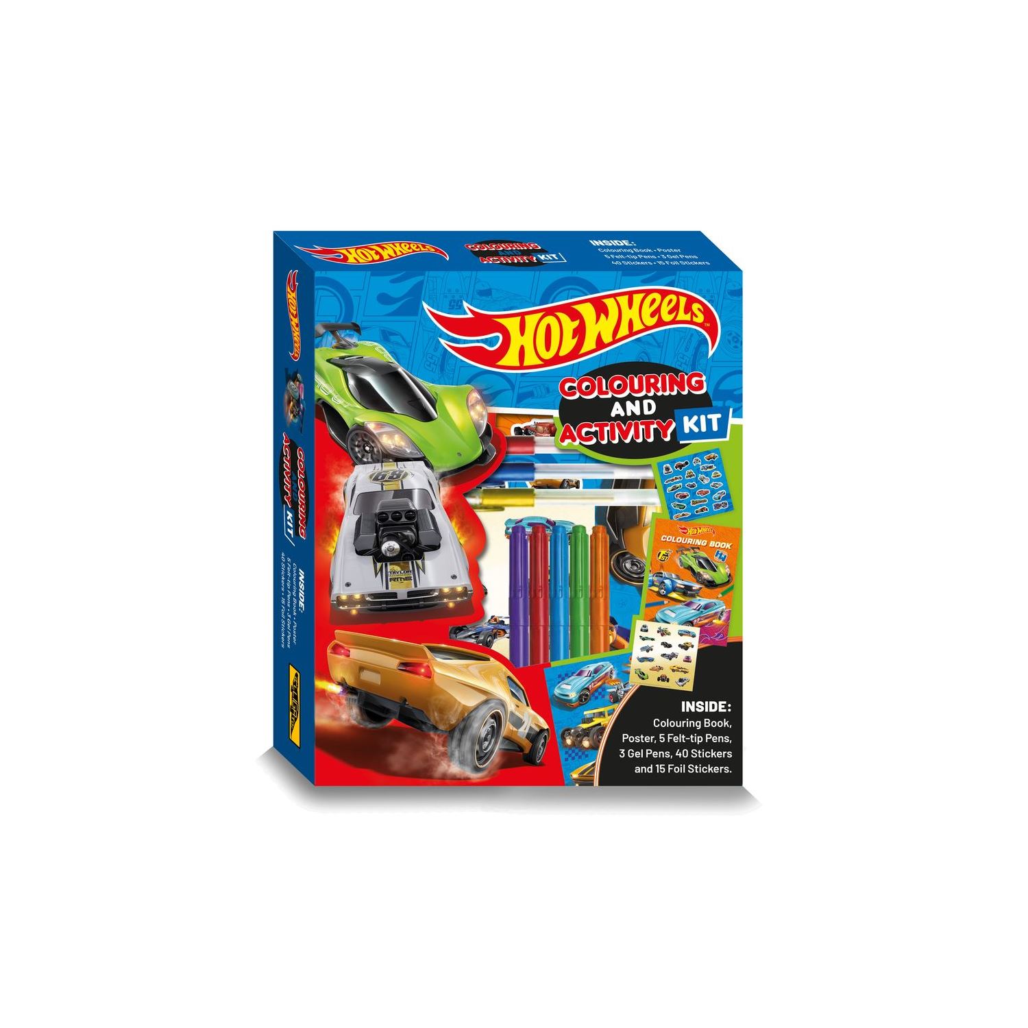 Hot Wheels Colouring & Activity Kit