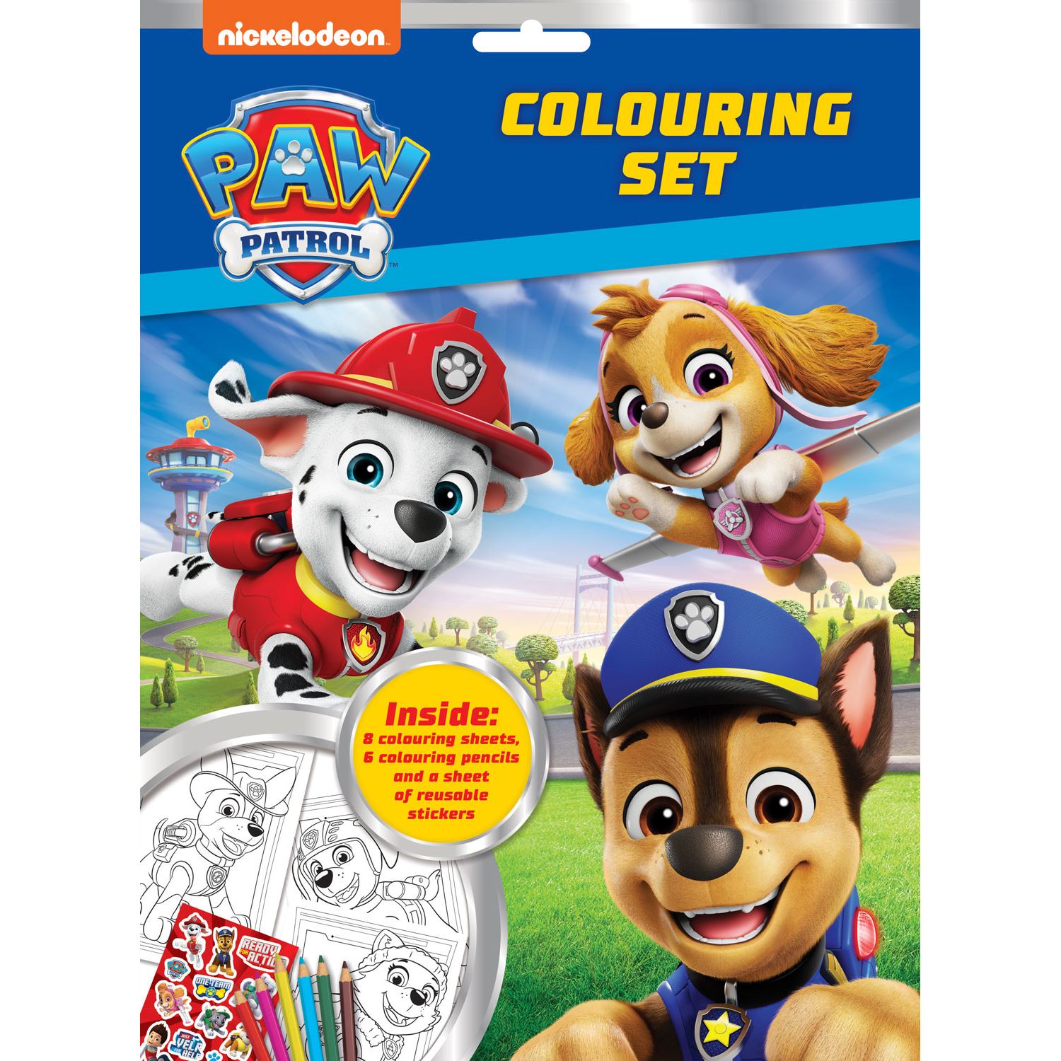 Alligator Products Paw Patrol Colouring Set İngilizce Boyama Seti