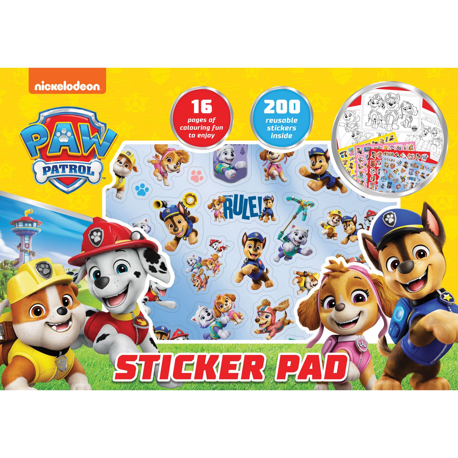 Paw Patrol Sticker Pad