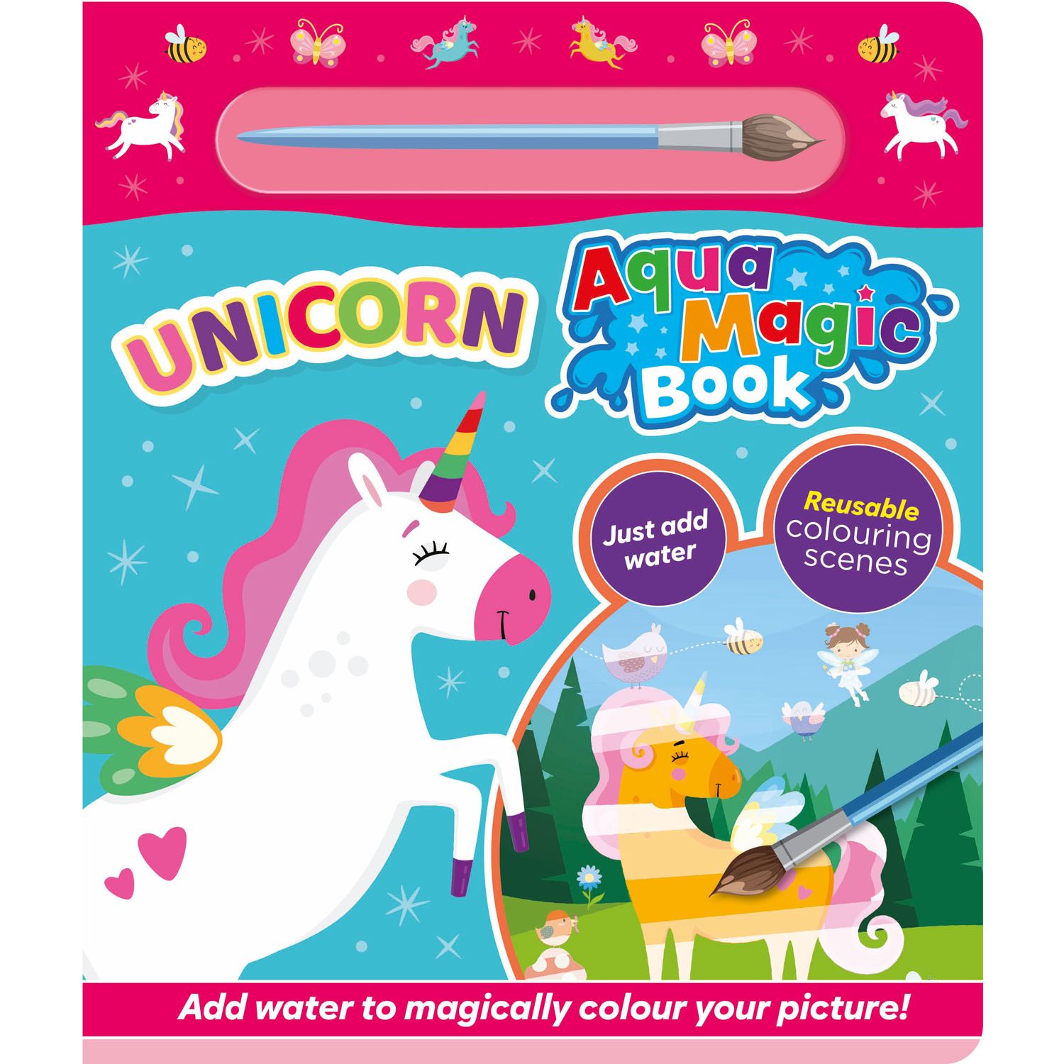 Alligator Products Unicorns Aqua Magic Book 9781788246347