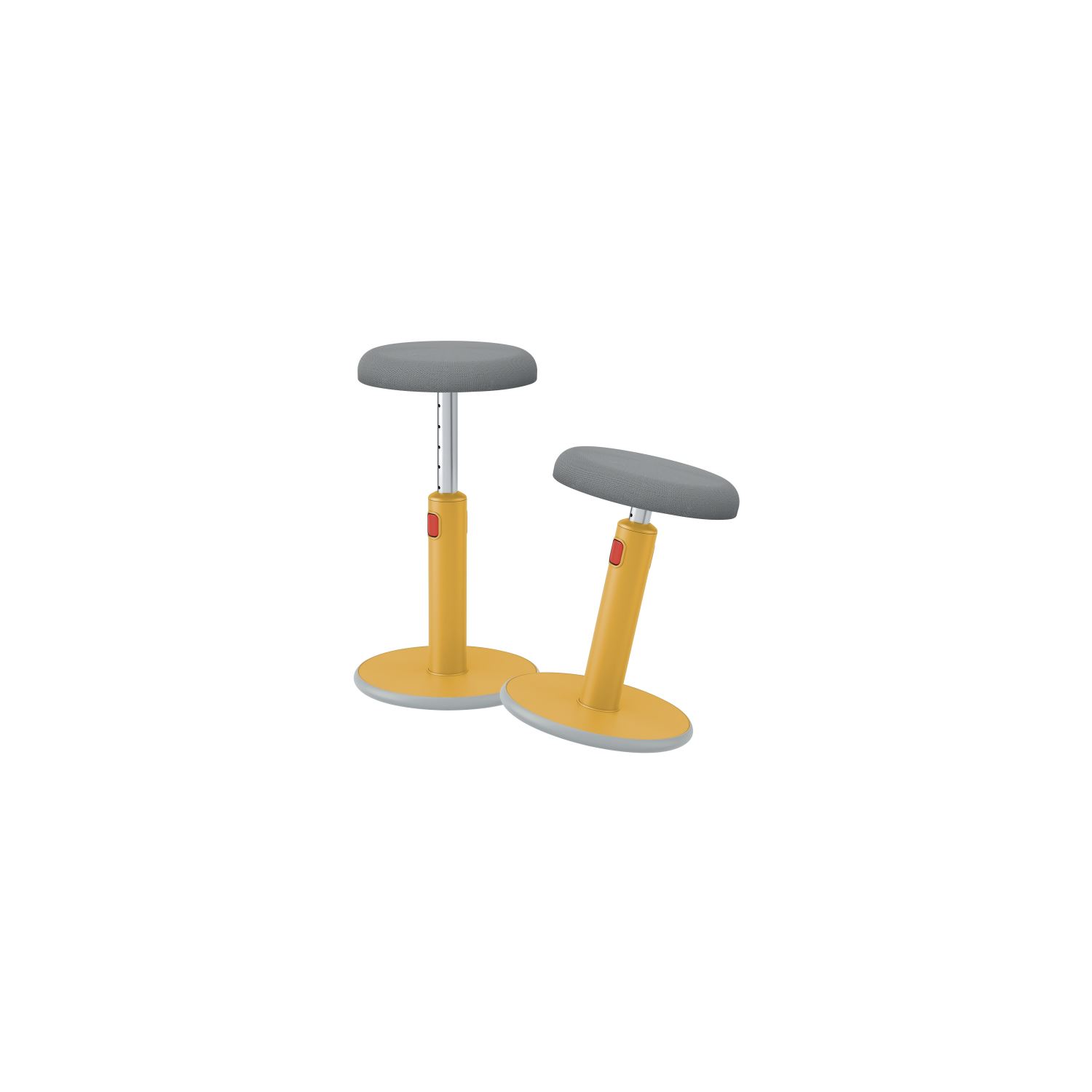 Leitz Ergo Active 2-in-1 Active Stool, Yellow