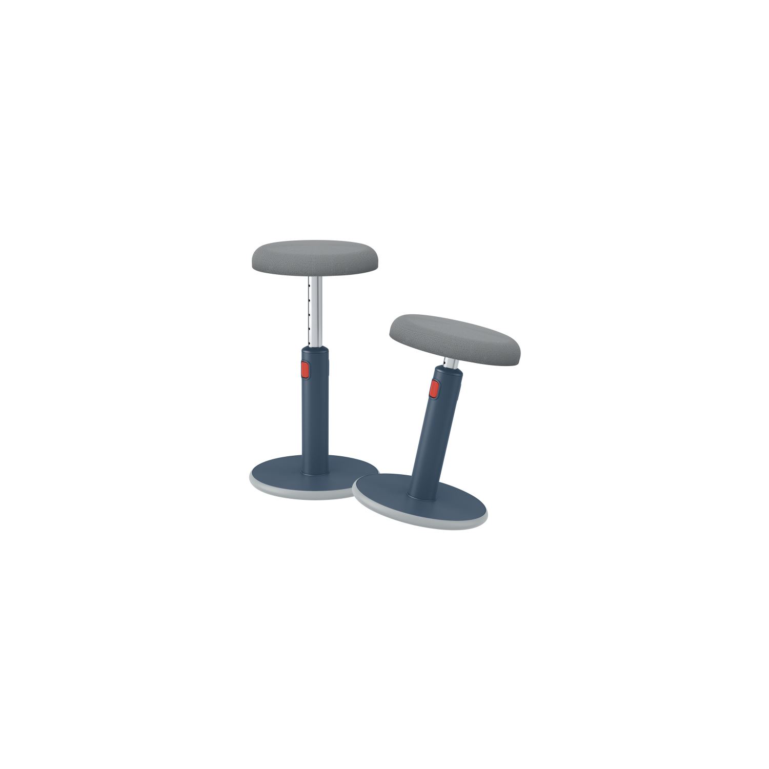 Leitz Ergo Active Hareketli Tabure 2'si 1 Arada Gri