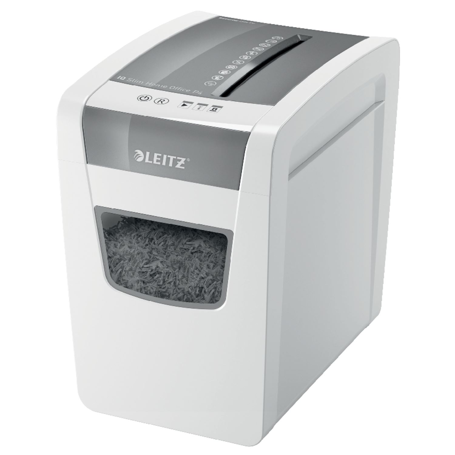 Leitz IQ Slim 80010000 шредер P4, белый