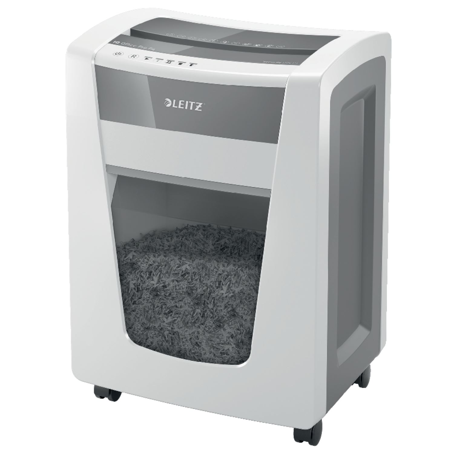 Leitz IQ 80060000 офисный шредер P4, белый