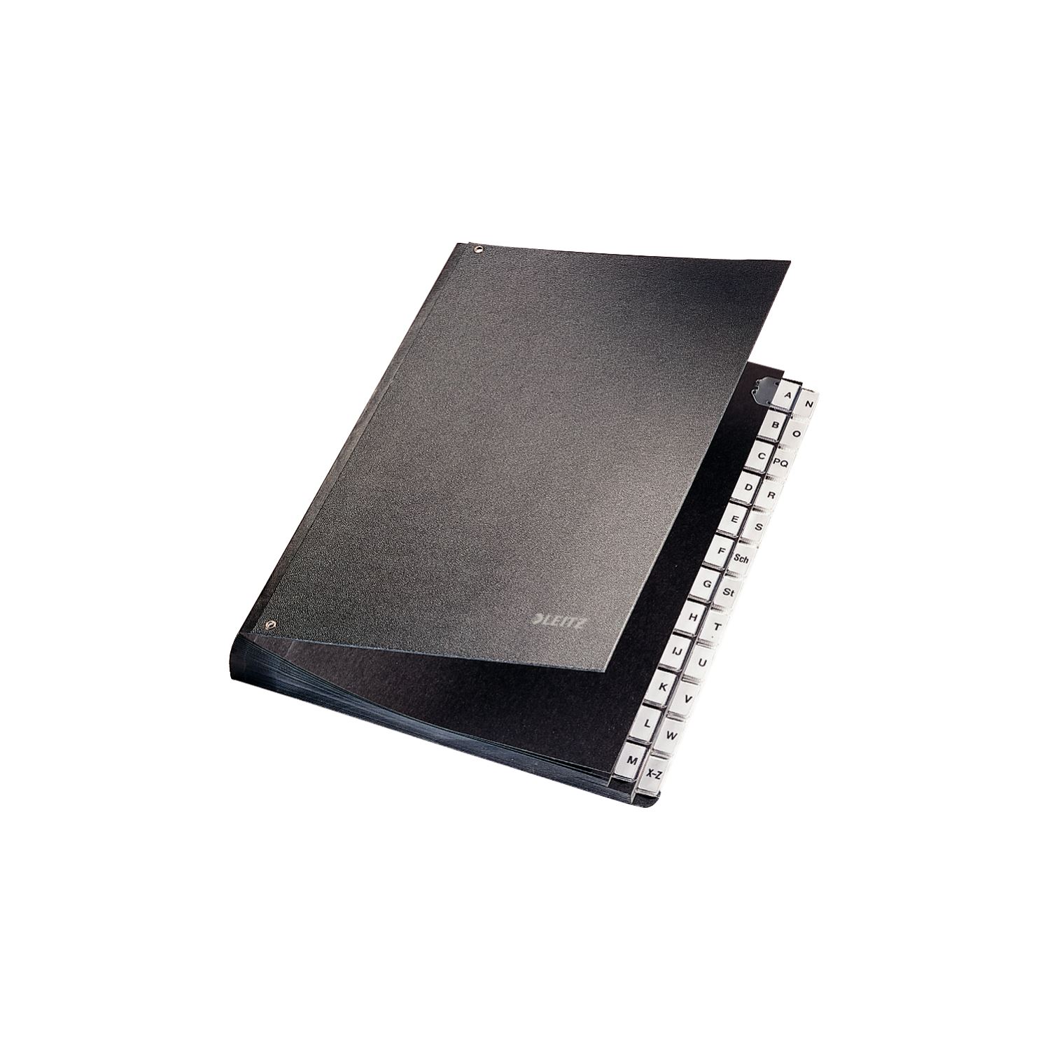 Leitz 58250095 Black A–Z Cardboard-Covered Document Organiser