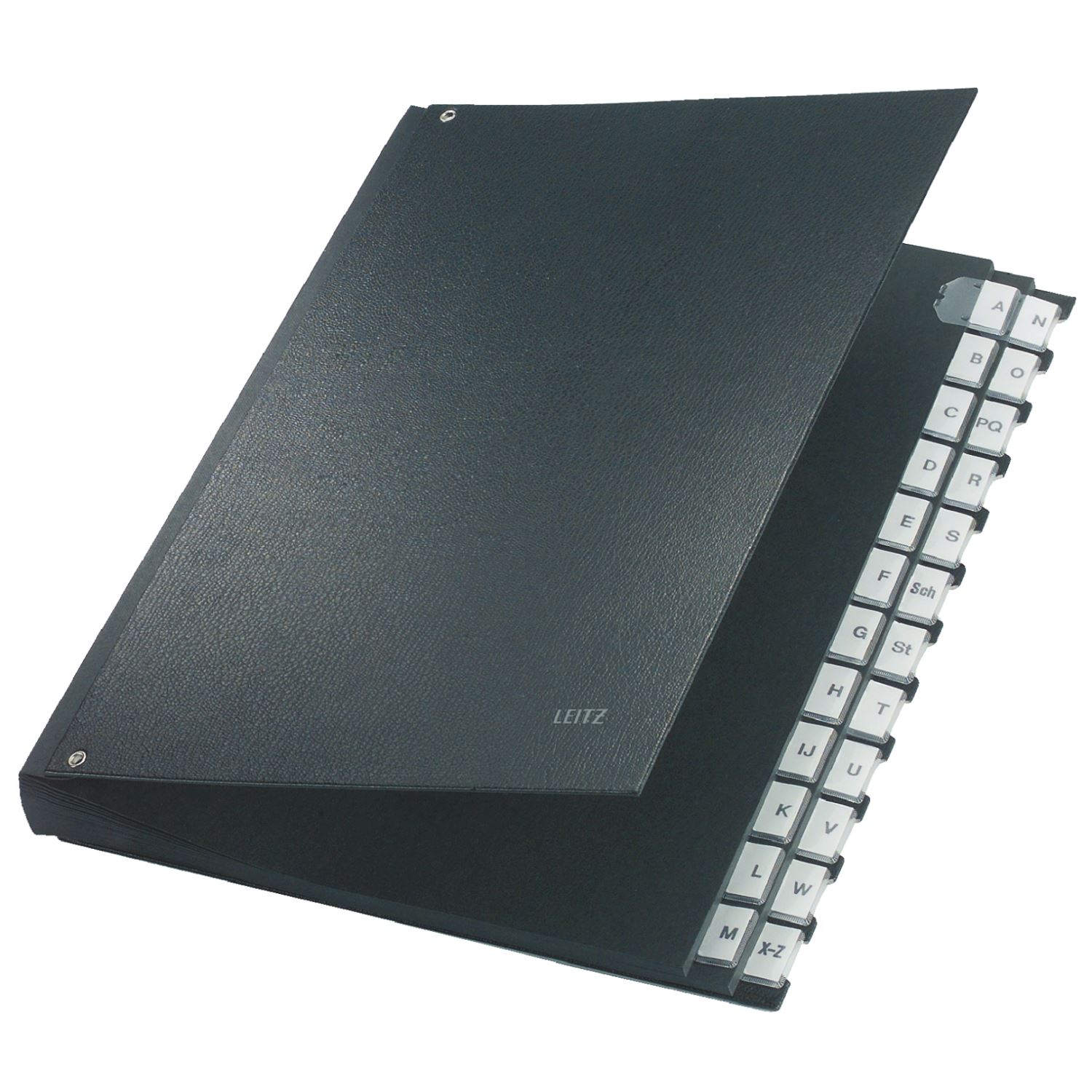 Leitz 59240095 A–Z Black PP-Covered File Organiser
