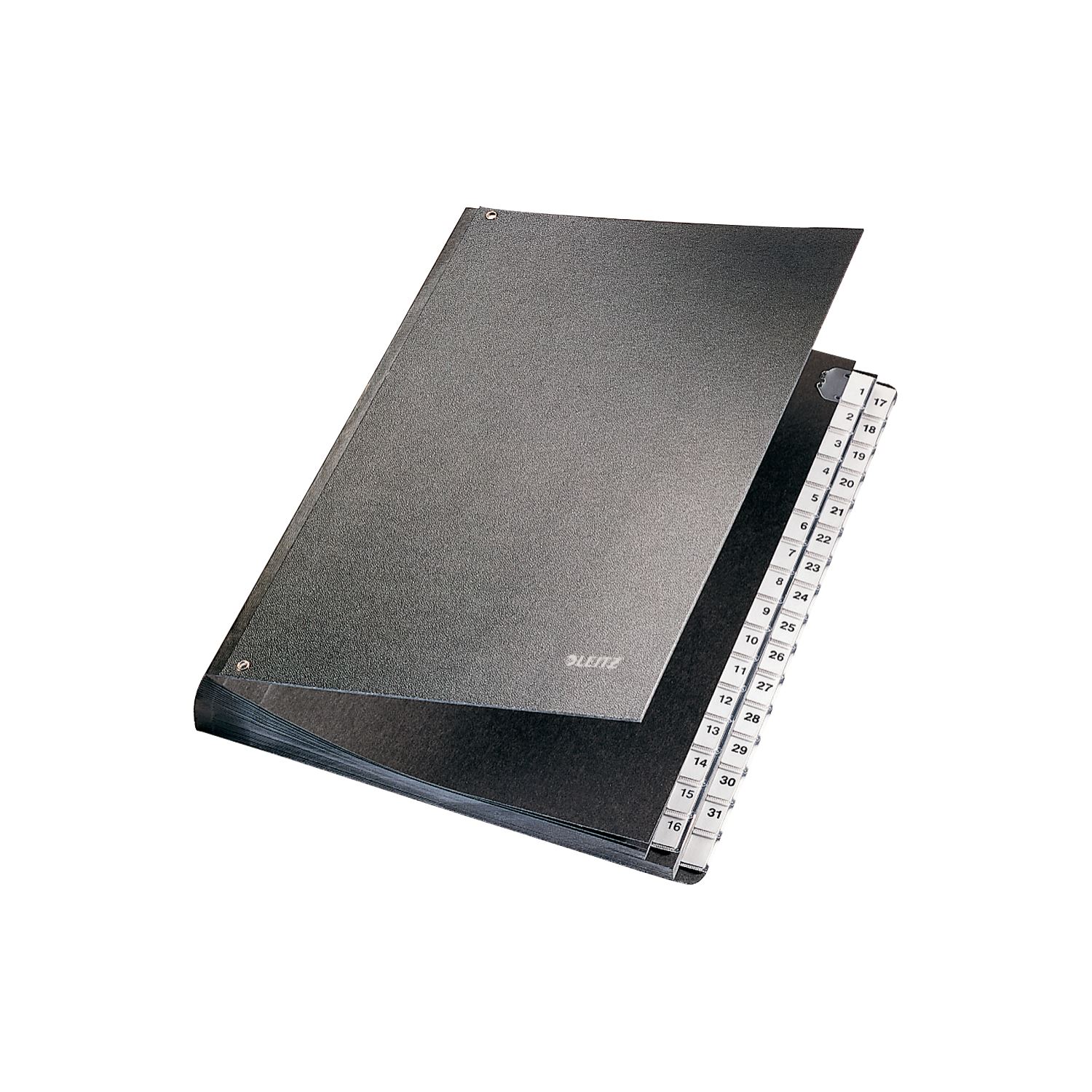 Leitz 59310095 Black PP-Covered 1–31 Document Organiser