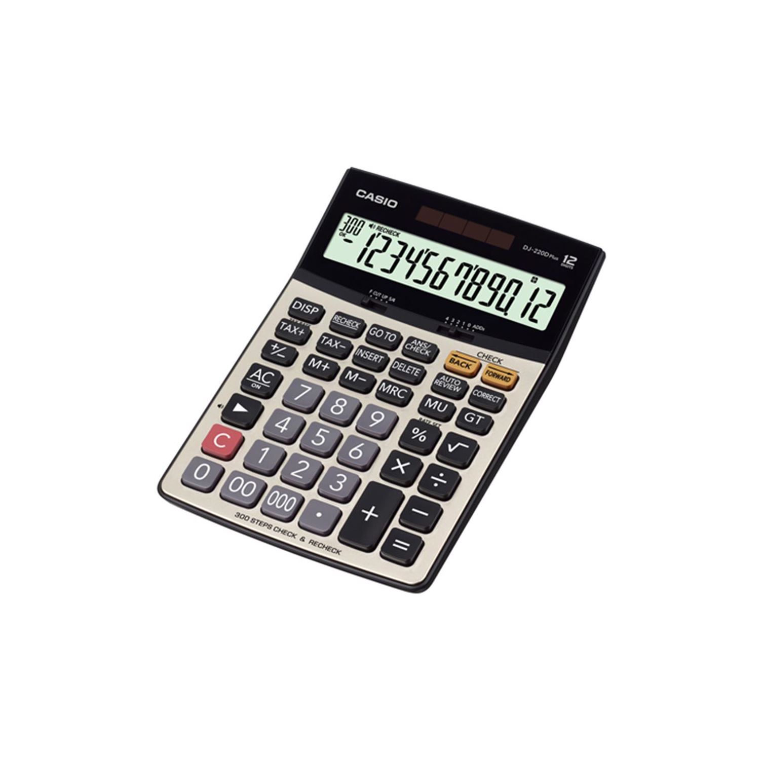 Casio DJ-220D Plus 12-Digit Desktop Calculator