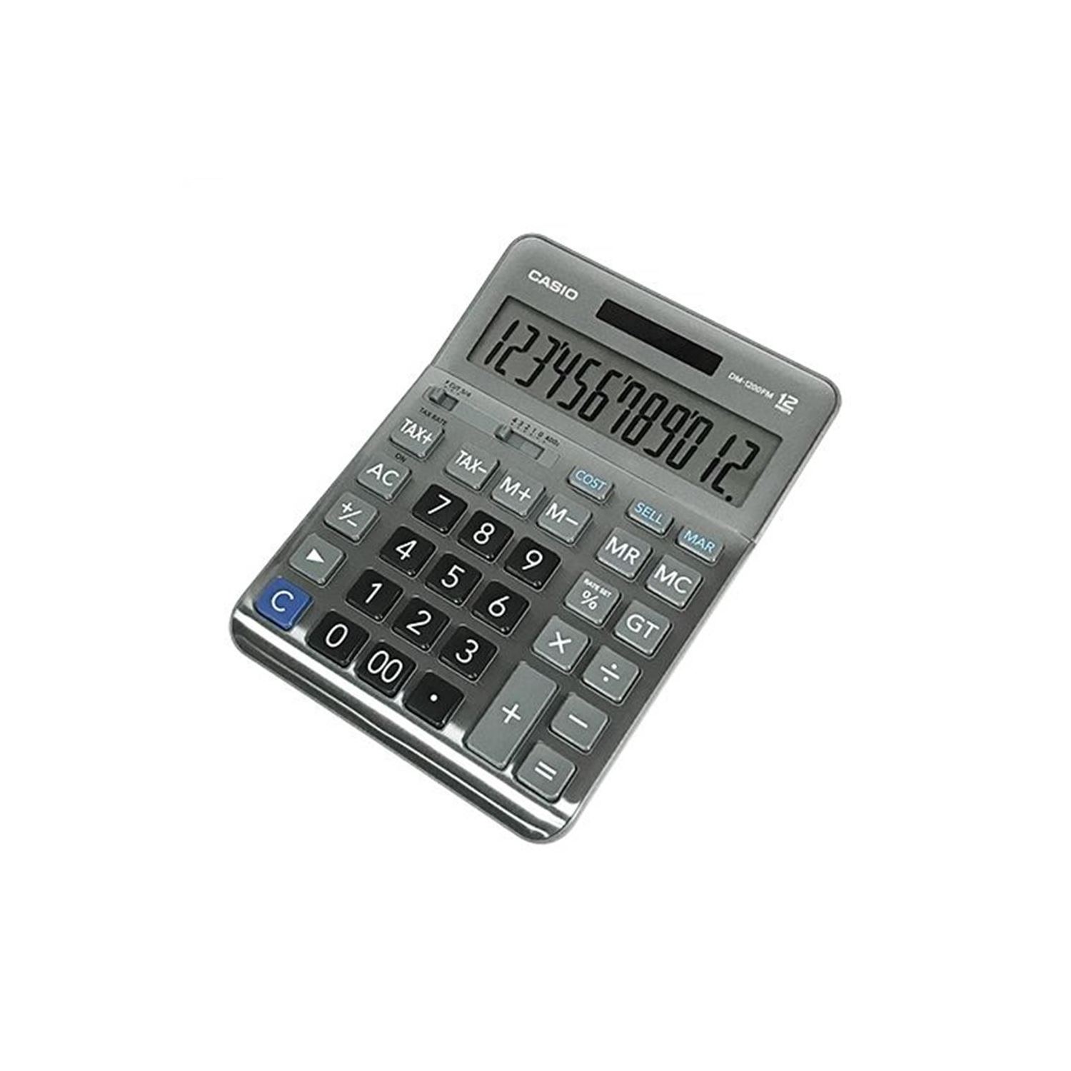Casio DM-1200FM-W-DP 12-Digit Desktop Calculator