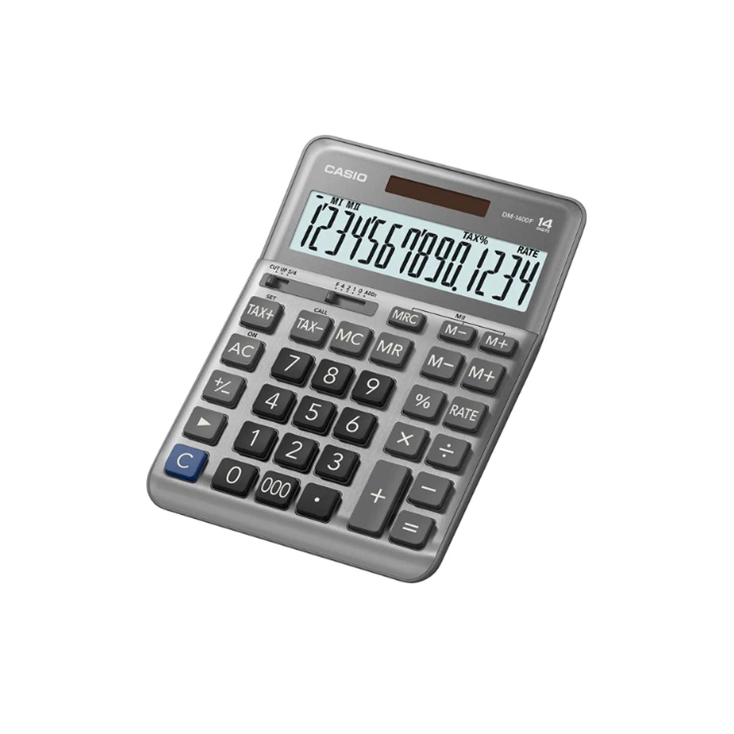Casio DM-1400F-W-DP 14-Digit Desktop Calculator