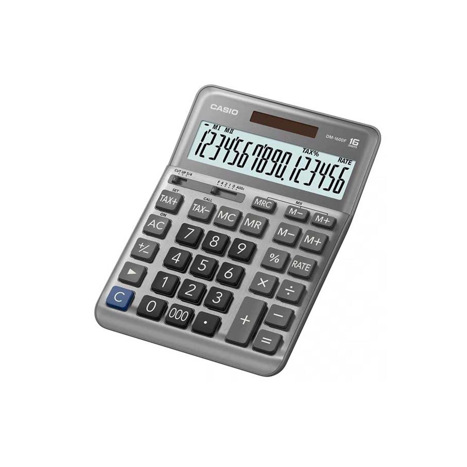 Casio DM-1600F-W-DP 16-Digit Desktop Calculator