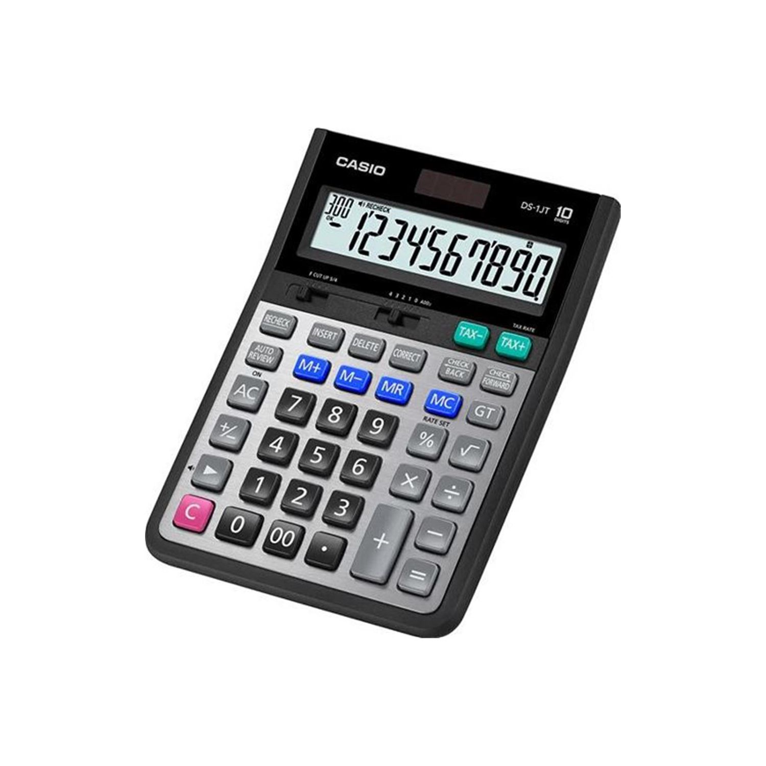 Casio DS-1JT-W-DH 10-Digit Desktop Calculator