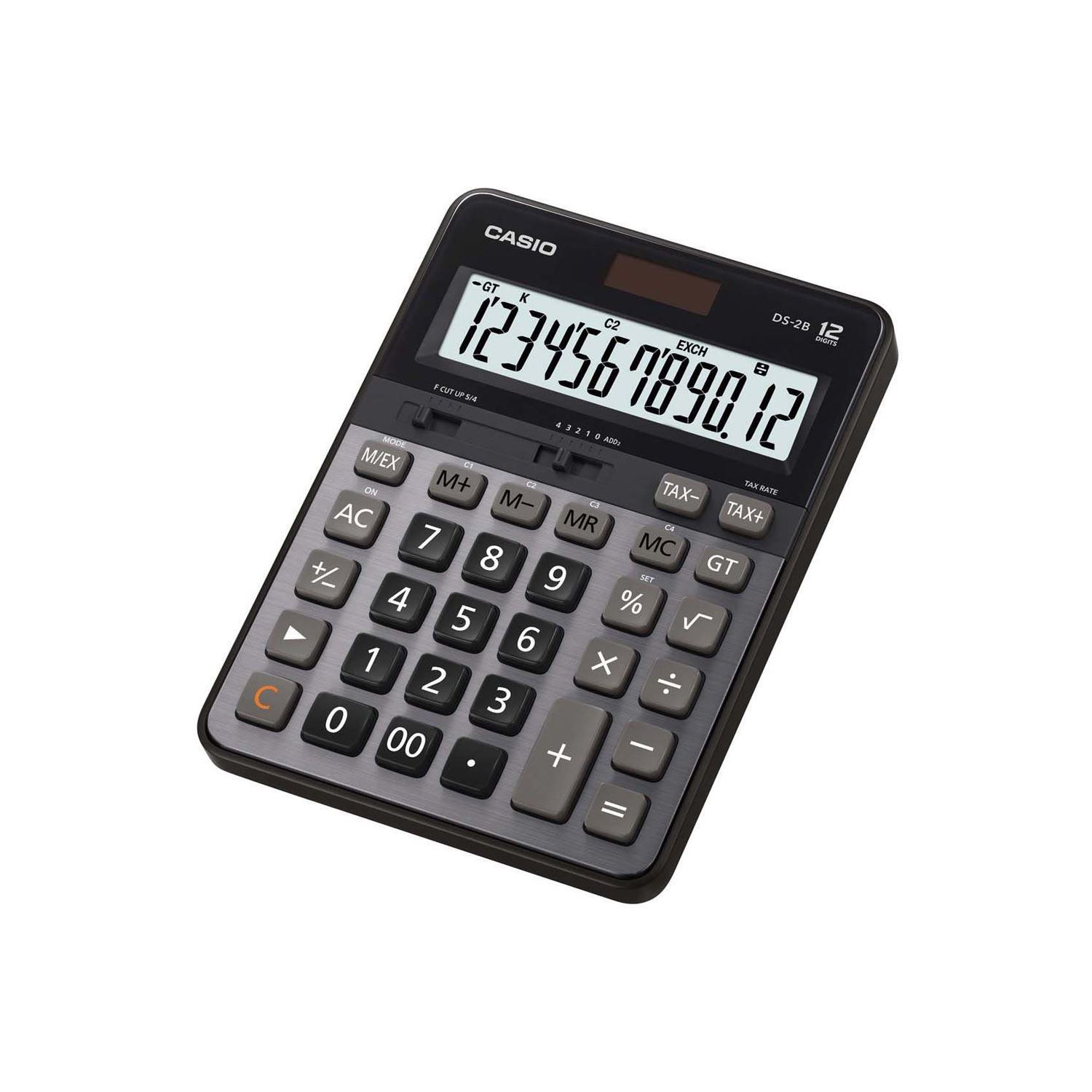 Casio DS-2B-W-DH Desktop Calculator, Grey