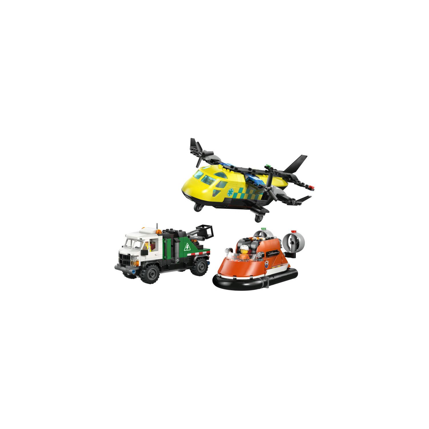 LEGO City Airplane, Service Truck and Hovercraft Set LSC60505
