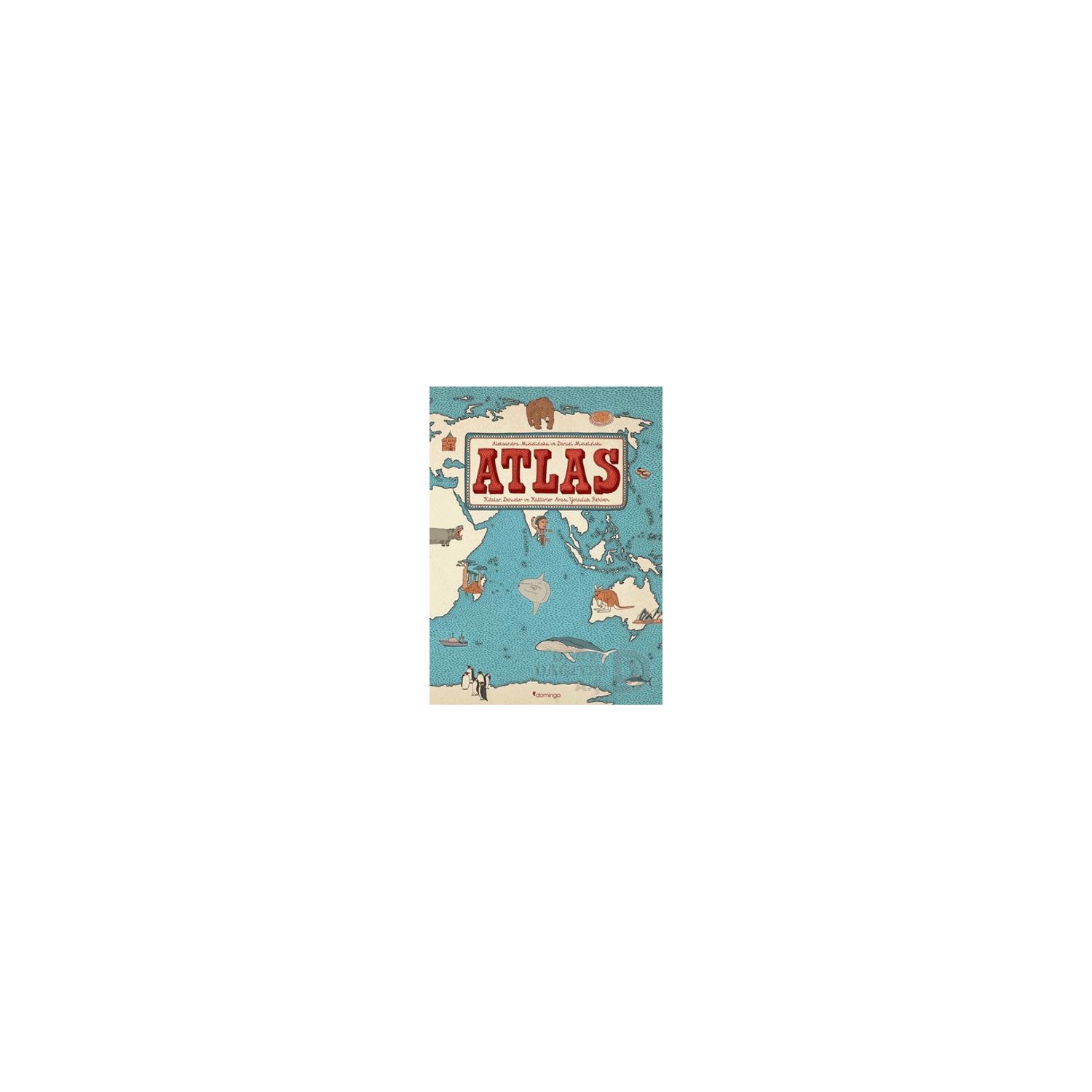 Domingo Yayınevi Atlas, детский атлас, мягкая обложка, на турецком