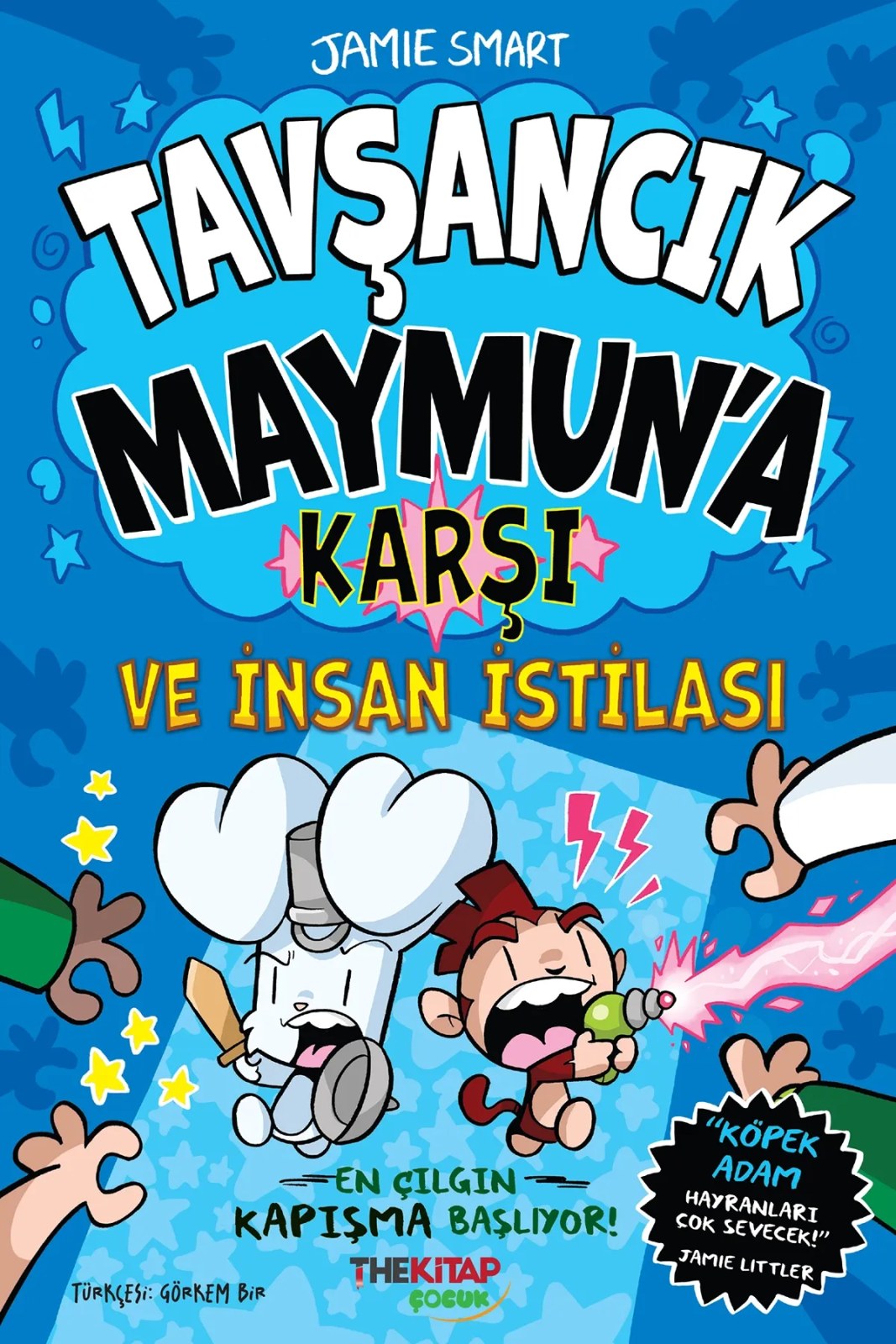 The Kitap Tavşancık Maymun'a Karşı ve İnsan İstilası — детская книга
