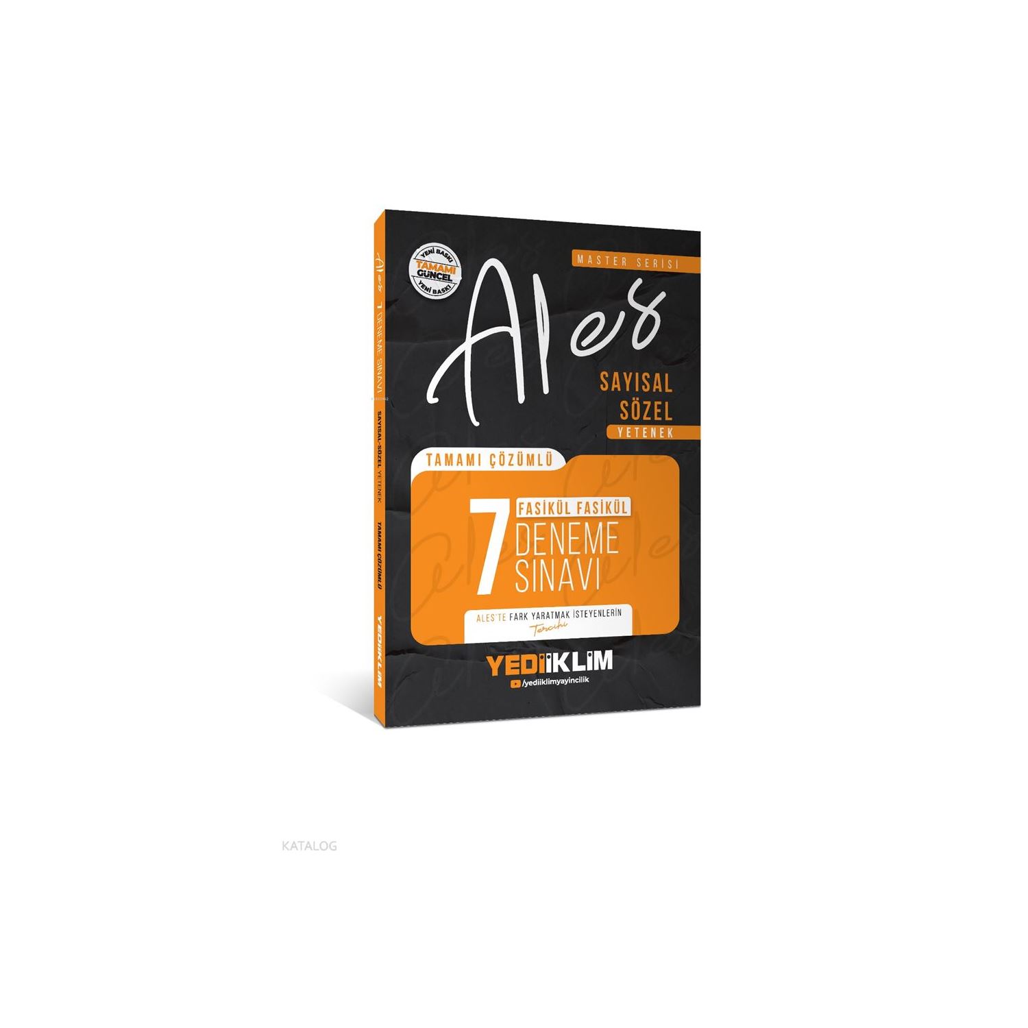 Yediiklim 2026 Master Series ALES Quantitative-Verbal Ability Workbook, 7 Solved Practice Tests