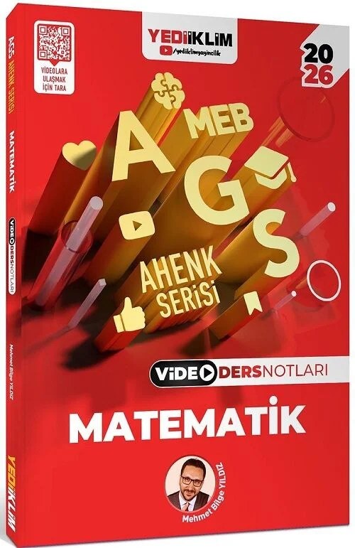 Yediiklim 2026 MEB AGS, серия Ahenk: видеоконспекты по математике