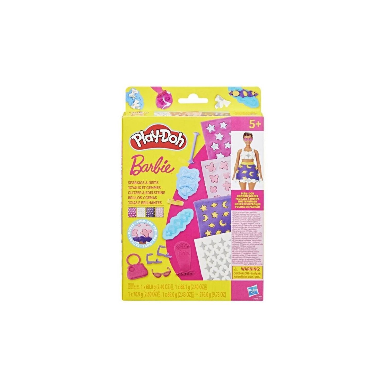 Play-Doh Barbie Aksesuar ve Oyun Hamuru Seti
