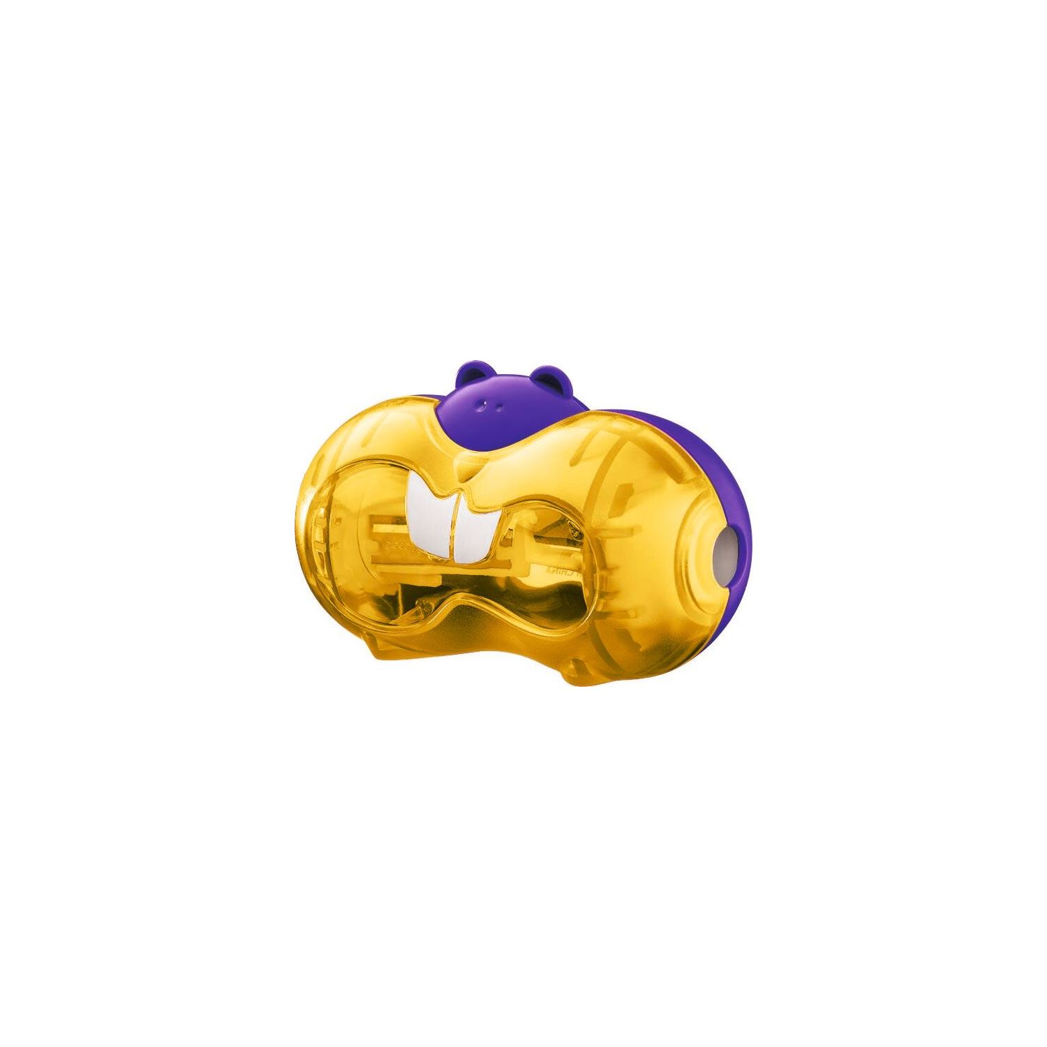 Maped Croc Croc 018411-2 — жёлтая точилка с двумя отверстиями