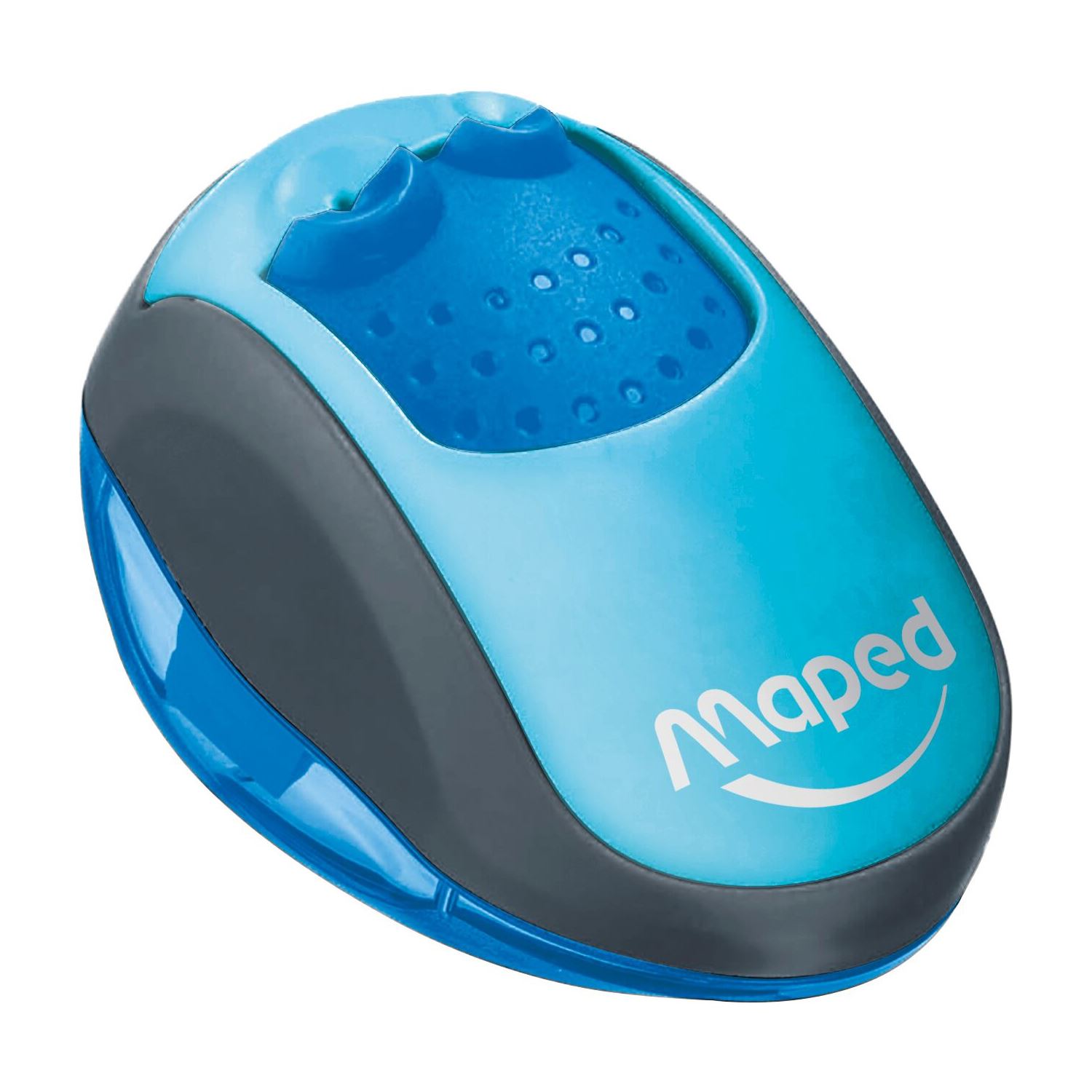 Maped Clean — точилка с двойным контейнером, синяя, 030211