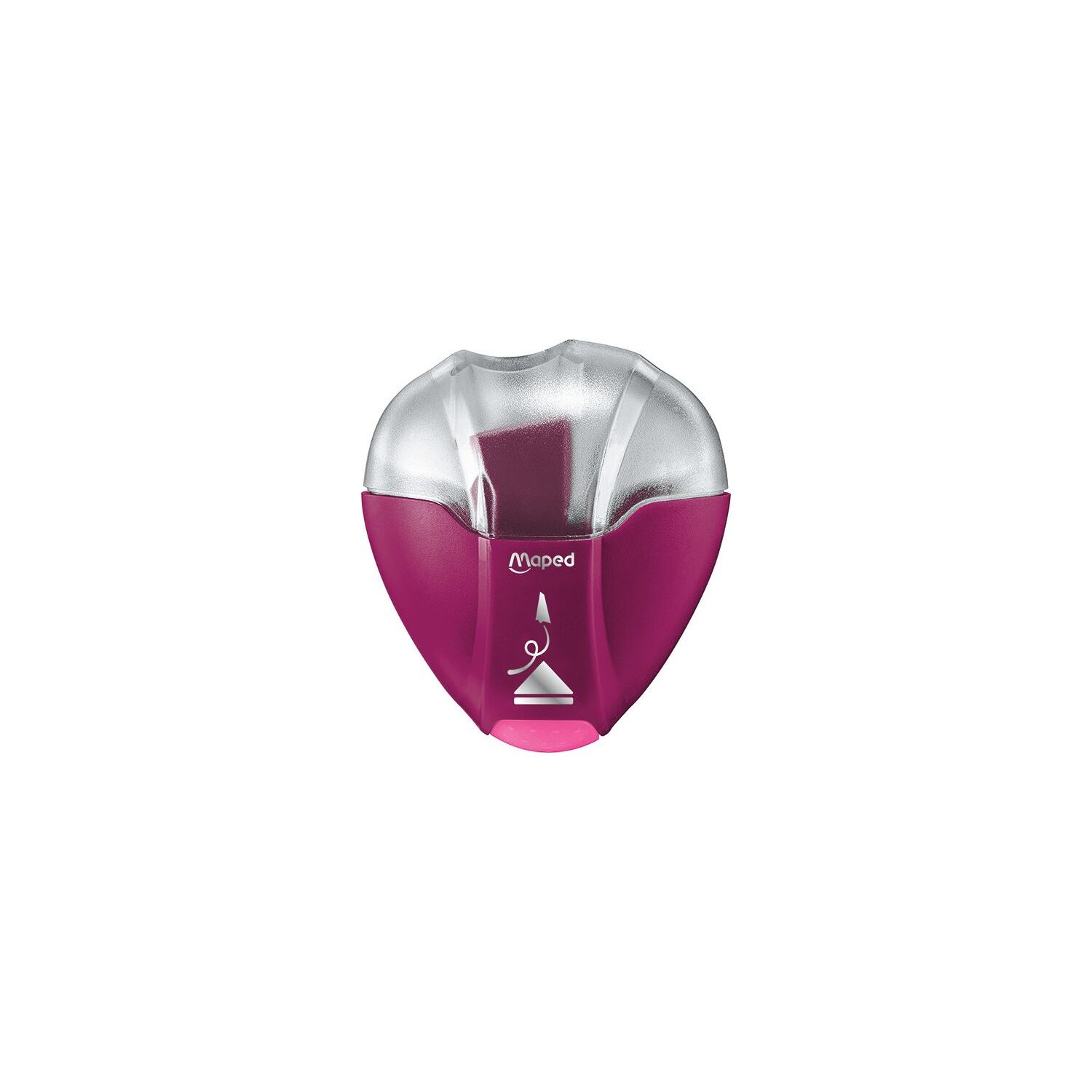 Maped Igloo Eject 032711-3 точилка с пластиковым контейнером, фиолетовая