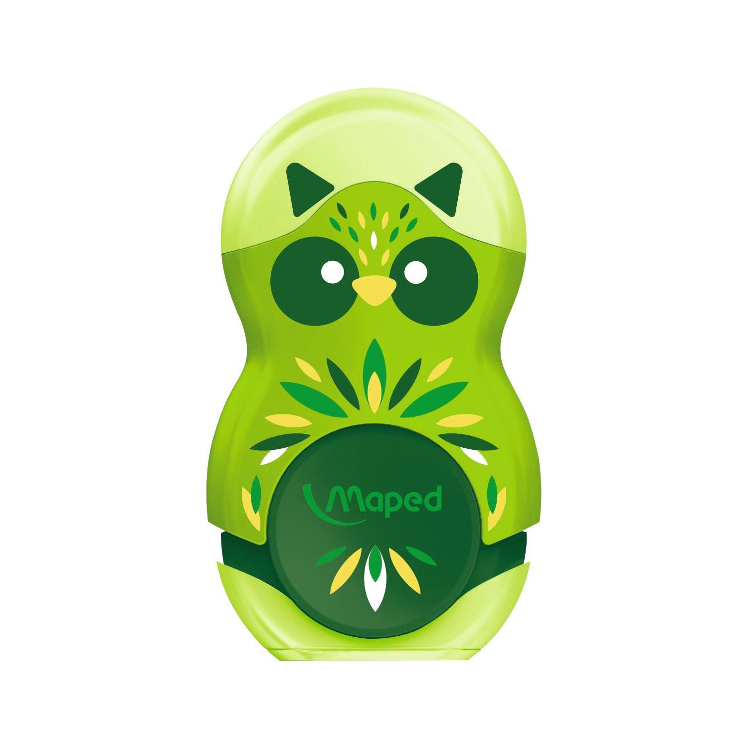 Maped Mini Cute Loopy точилка с ластиком, зелёная