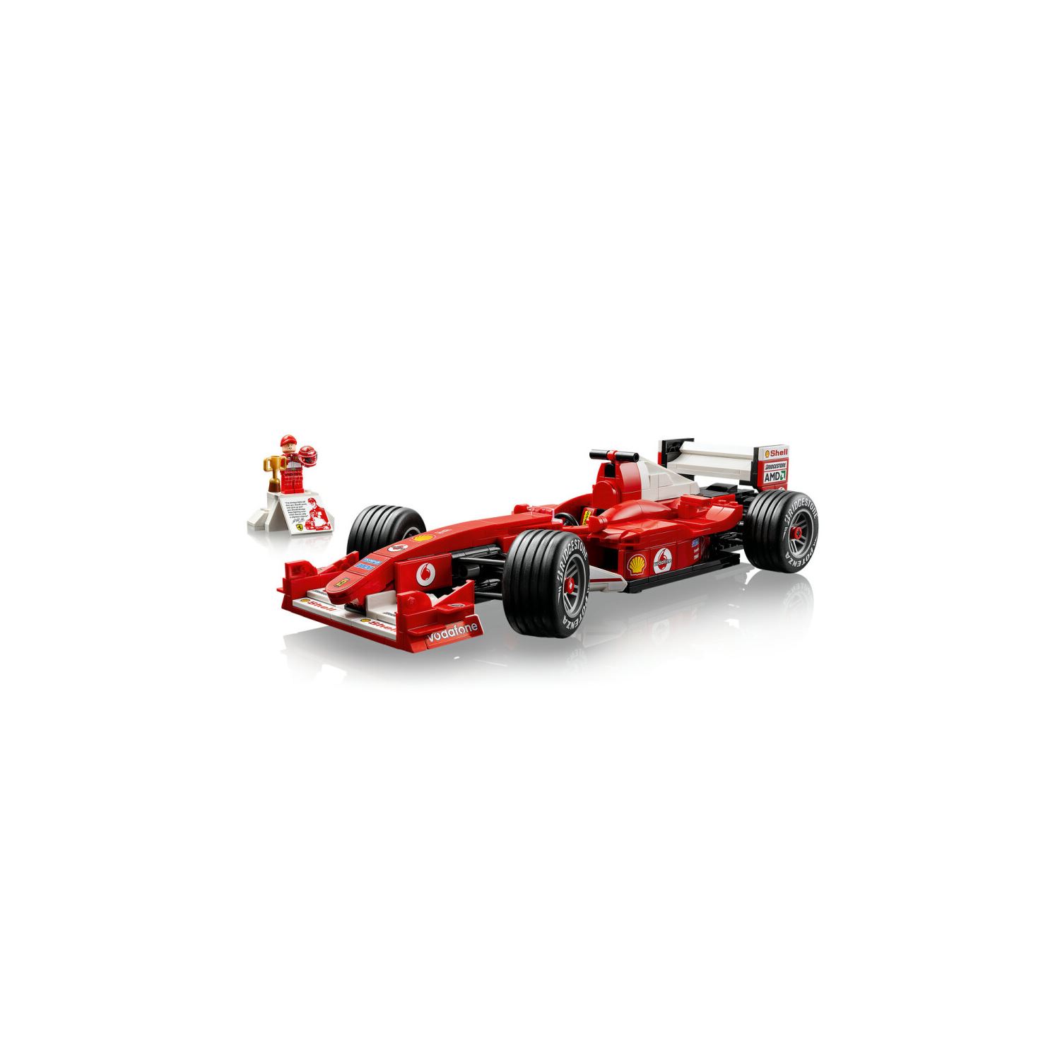 LEGO Icons Ferrari F2004 ve Michael Schumacher Yapım Seti 18+