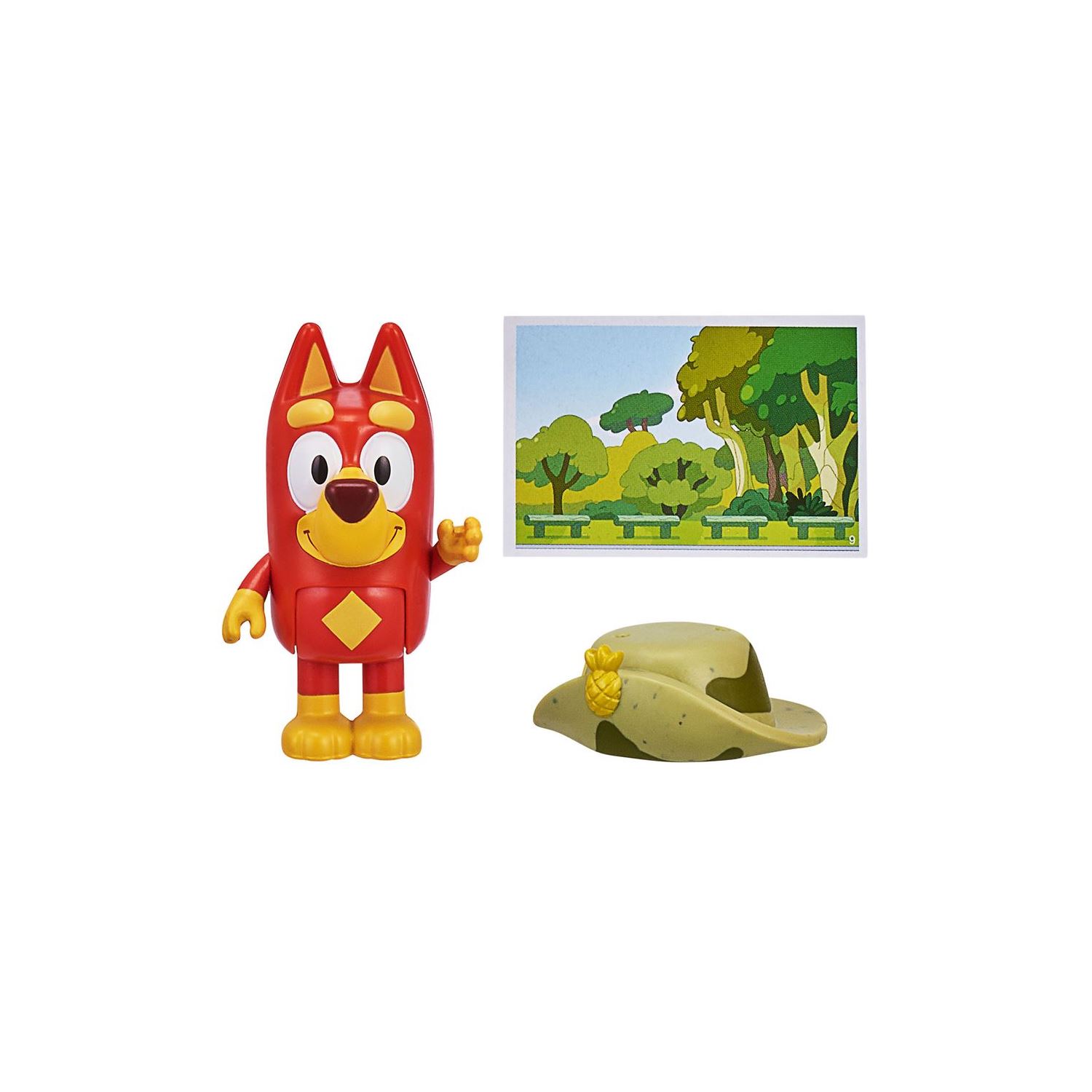 Bluey Tekli Figür Ve Aksesuar Seti - Rusty Ve Army Hat