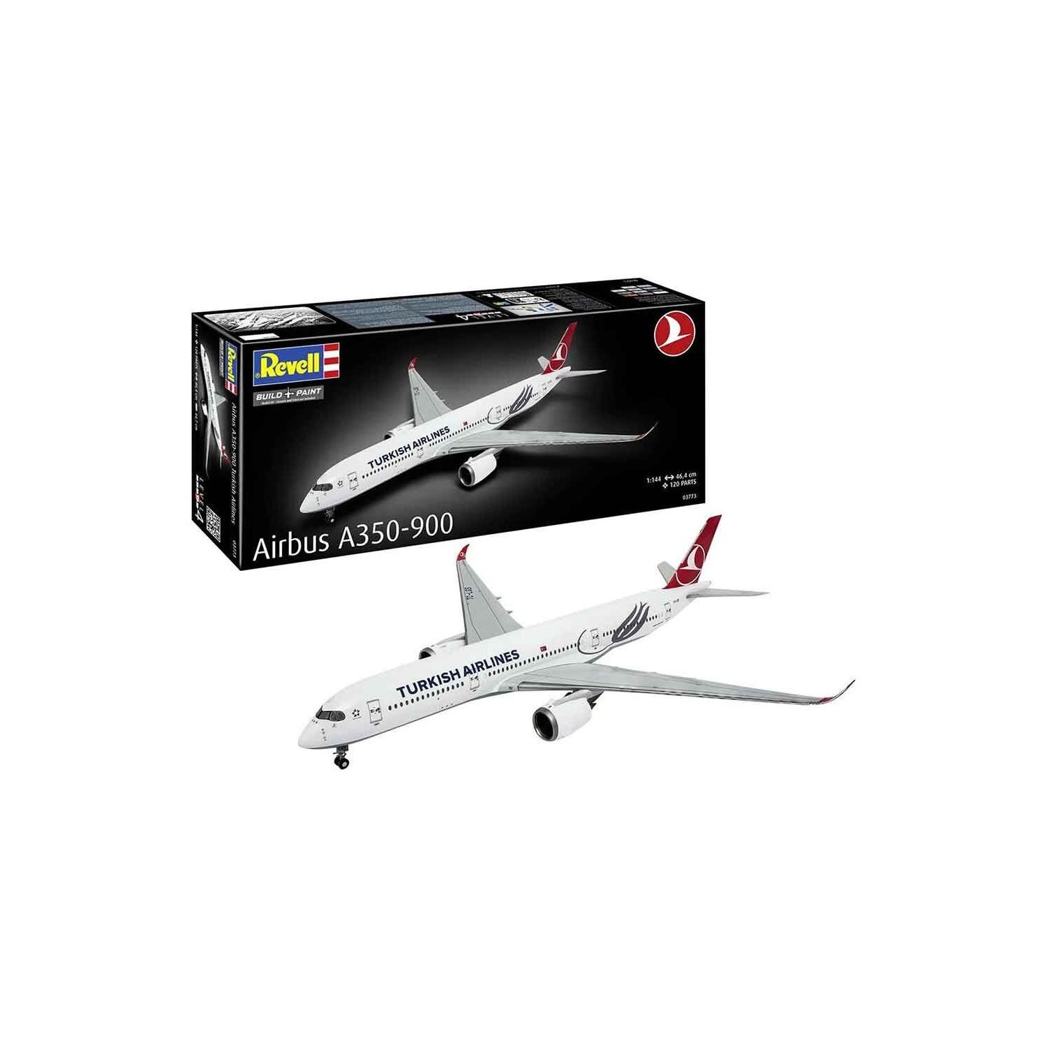 Revell THY Airbus A350-900 Model Airplane Kit 3773