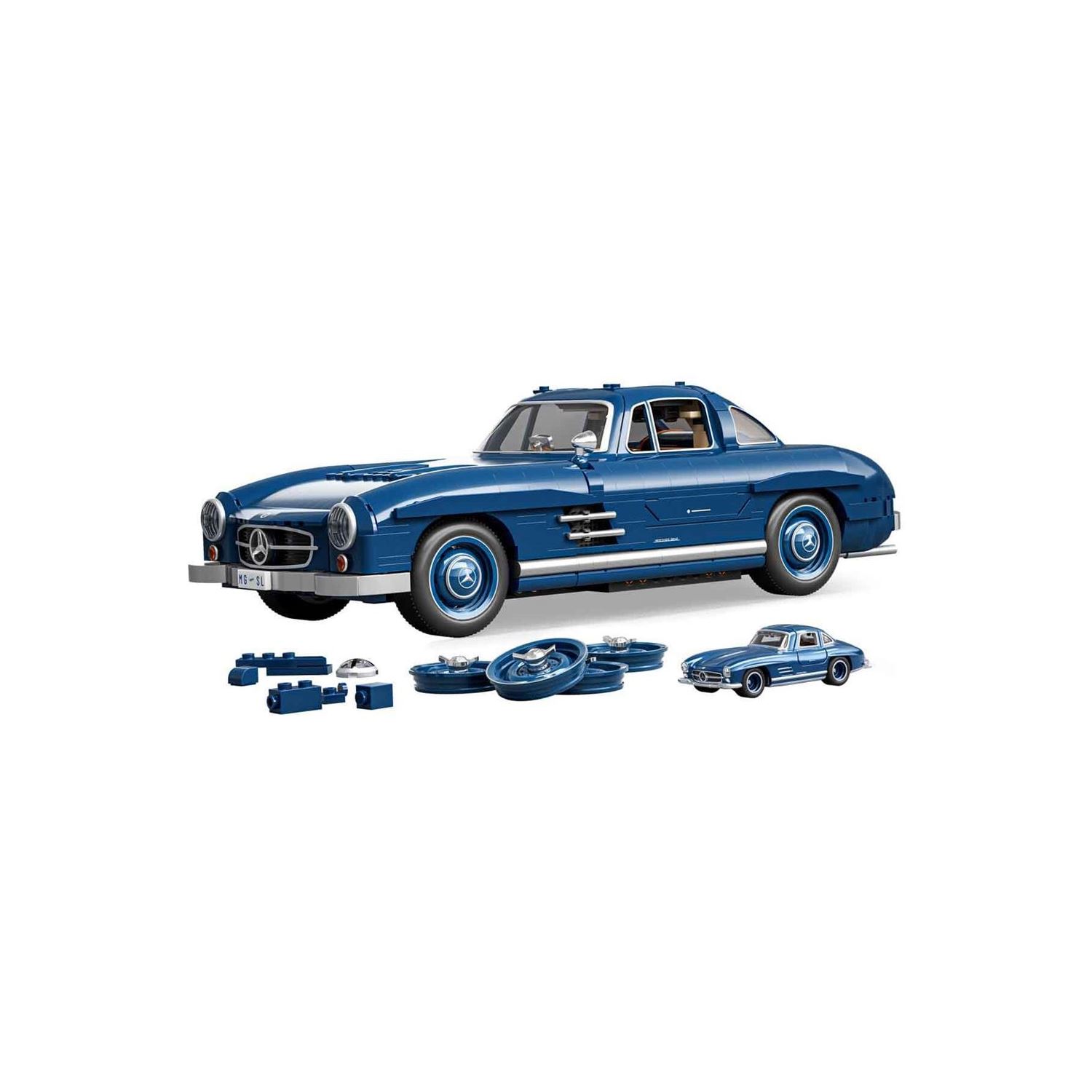 Hot Wheels Premium Series Mercedes-Benz 300 SL Building Set 1600