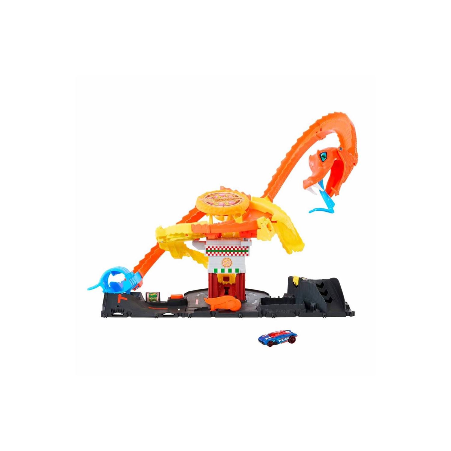 Hot Wheels MAT/HTN81 Cobra Attack at the Pizza Shop Playset