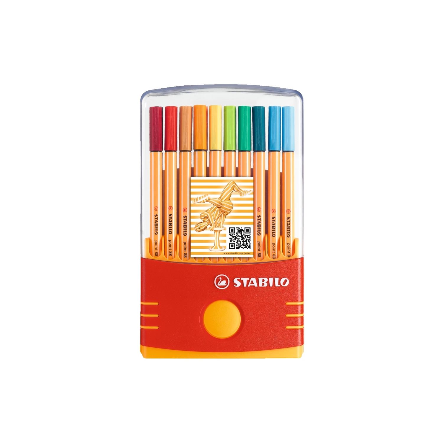 Stabilo Point 88 20-Colour Fine-Tip Felt Pens