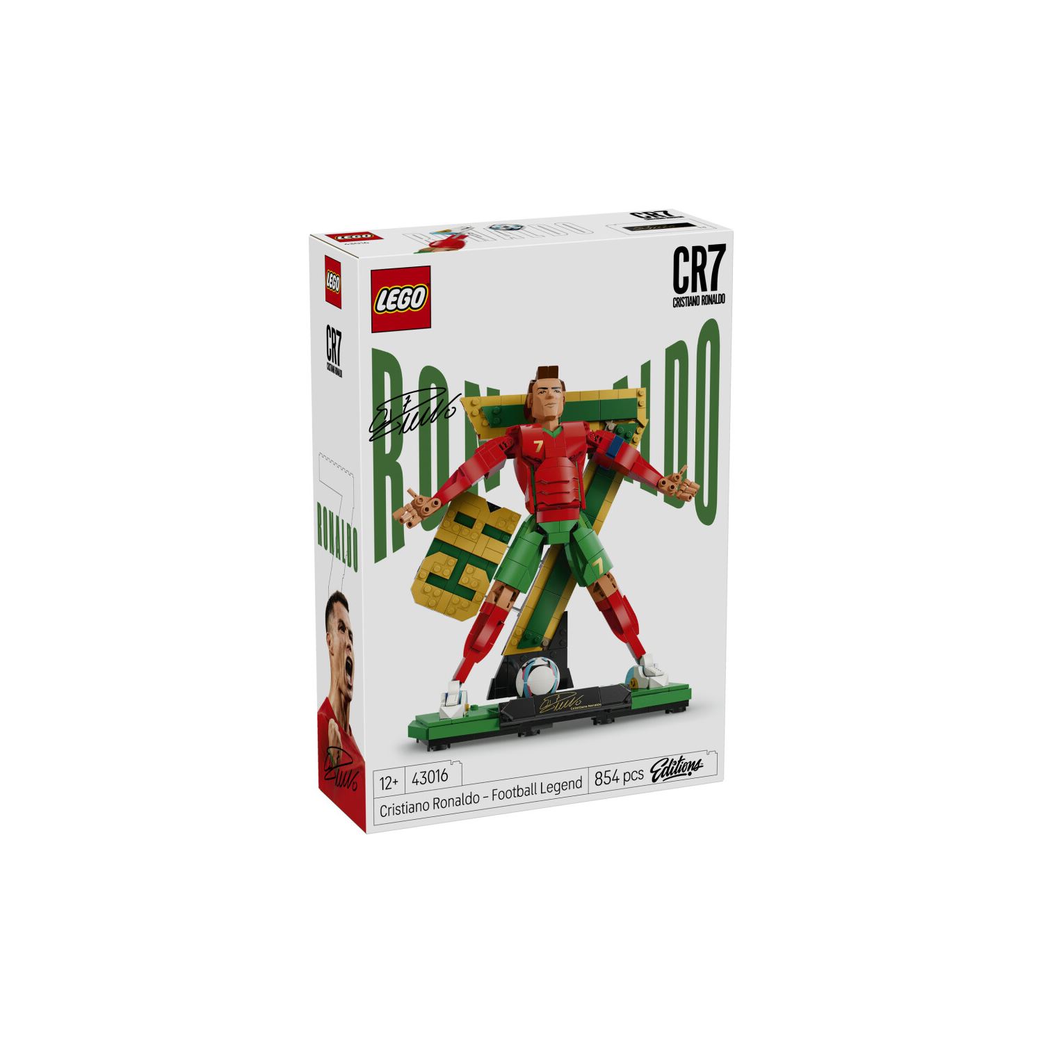 LEGO Editions Cristiano Ronaldo Football Legend Set, 854 Pieces