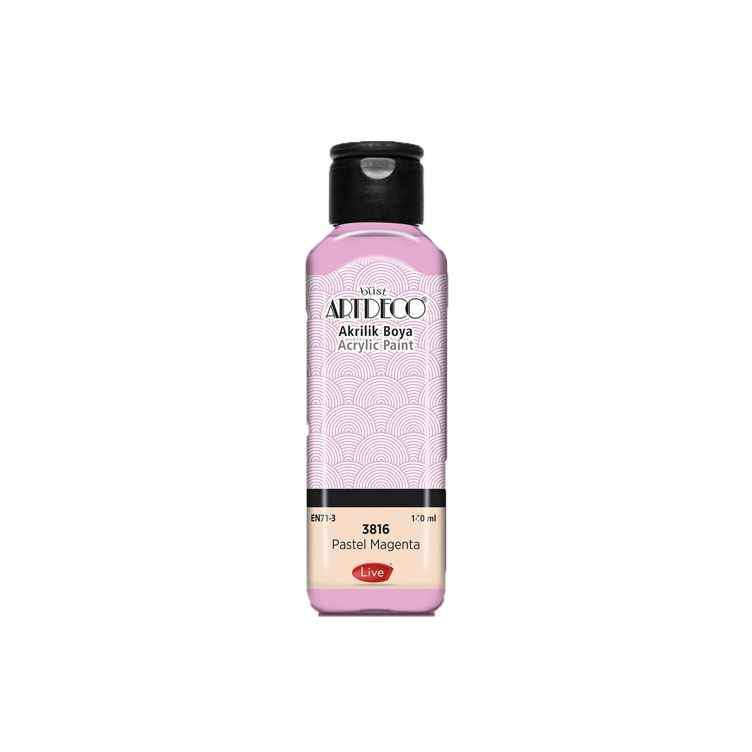Artdeco Pastel Acrylic Paint 140 ml Pastel Orange