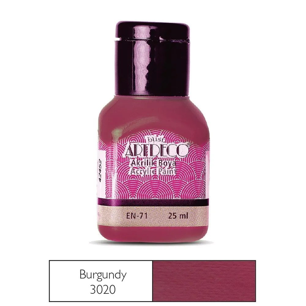 Artdeco Klasik Akrilik Boya 75 ml Burgundy