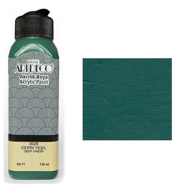 Artdeco Klasik Akrilik Boya 75 ml Derin Yeşil