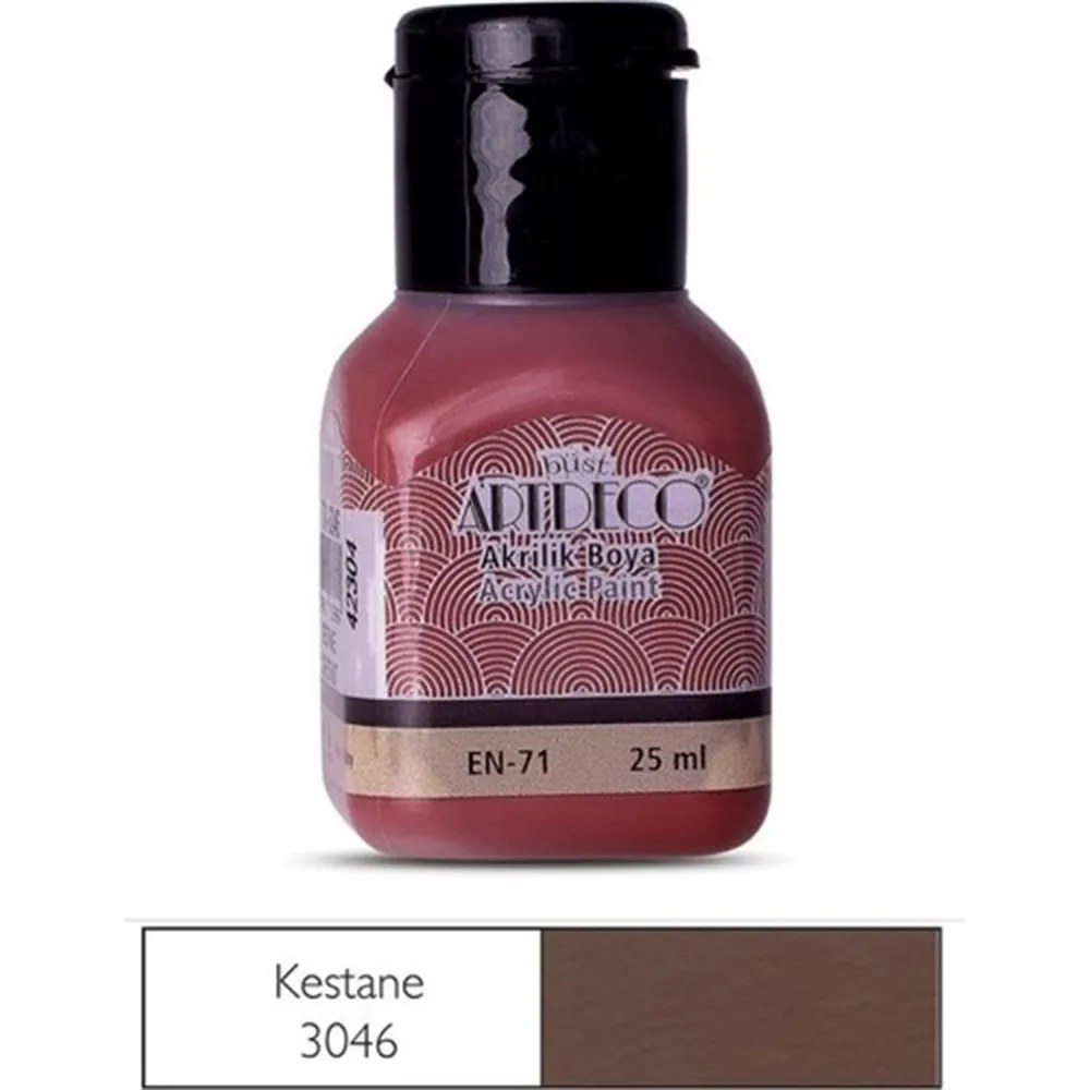 Artdeco Klasik Akrilik Boya 75 ml Kestane