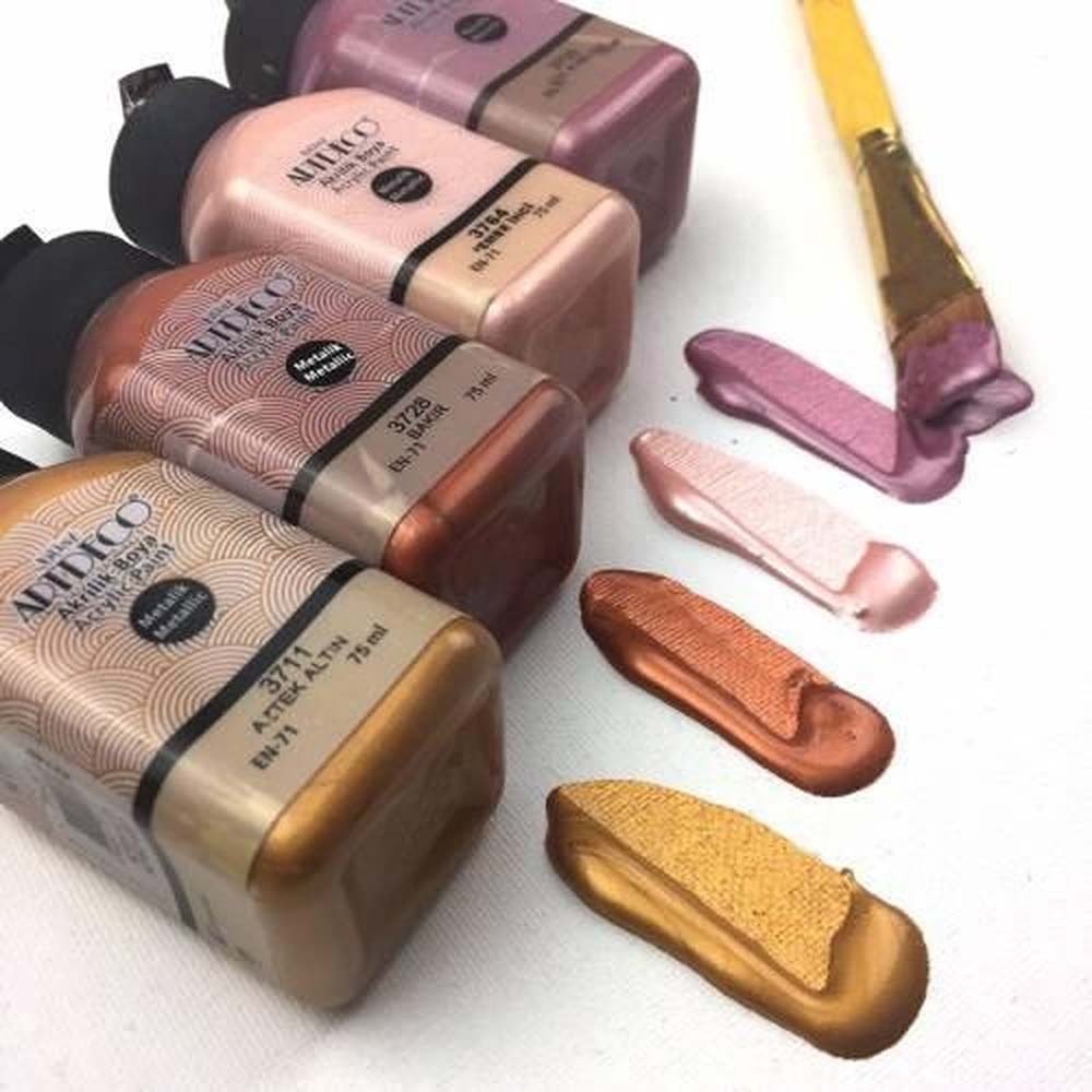 Artdeco Metalik Akrilik Boya 75 ml Bakır