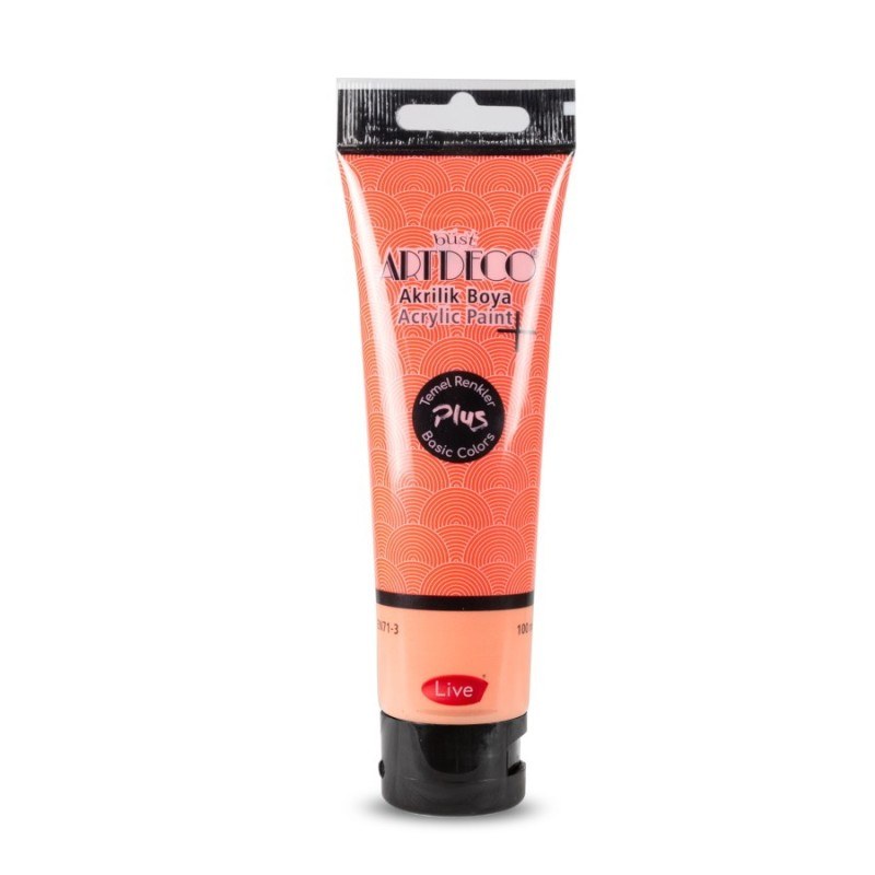 Artdeco Plus Acrylic Paint Tube 100 ml Red