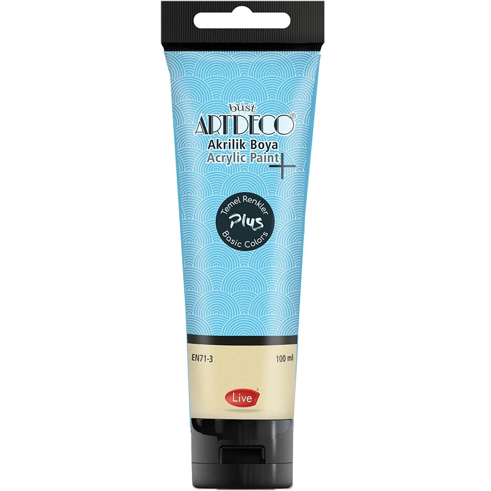 Artdeco Plus Tüp Akrilik Boya 100 ml Mavi